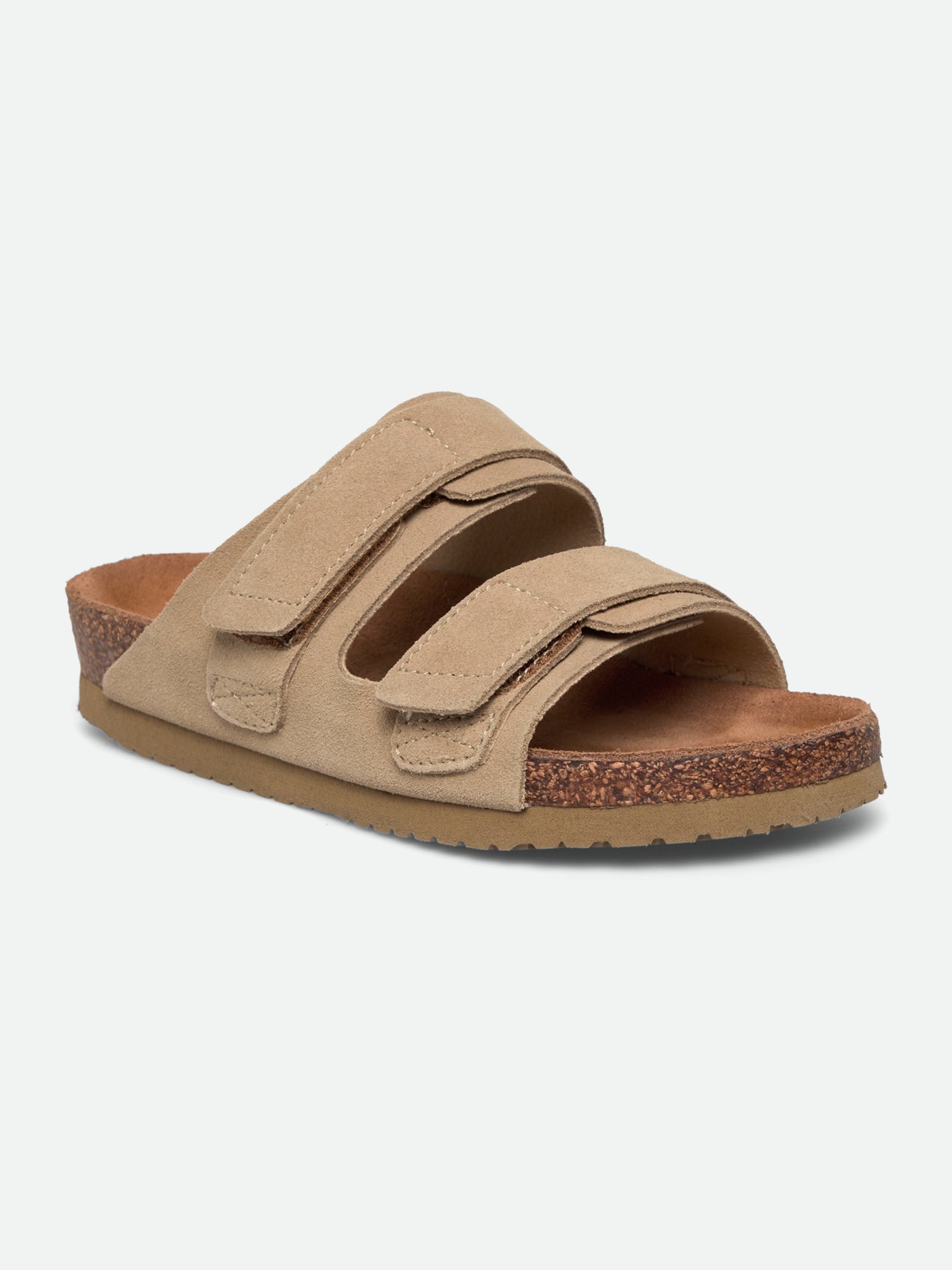 RHColina Leather Suede Strap Sandal SANDALS Rosemunde Woman 36 Taupe