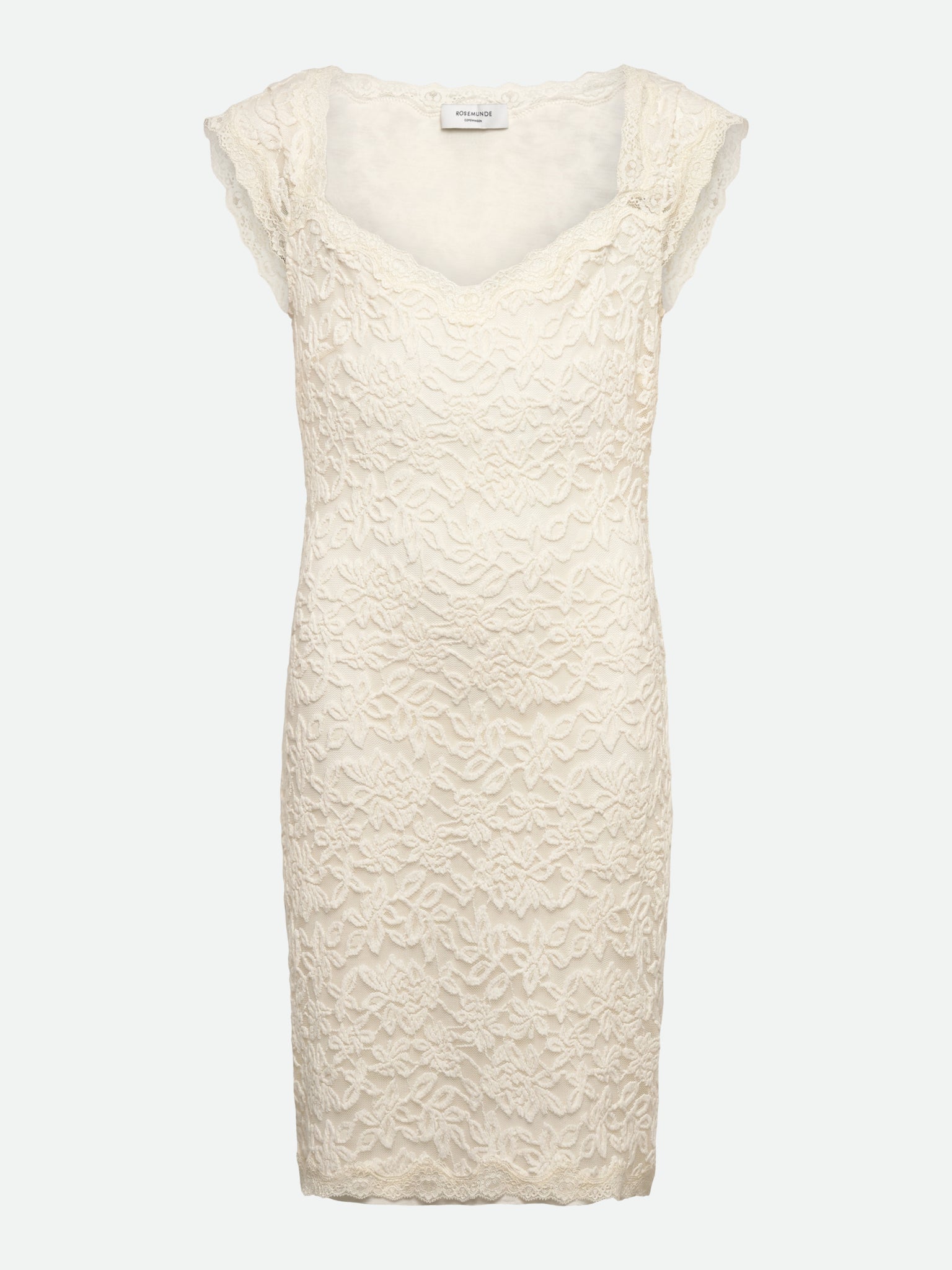 RKDelicia Lace Capsleeve Short Dress DRESS Rosemunde Kids 128 ivory