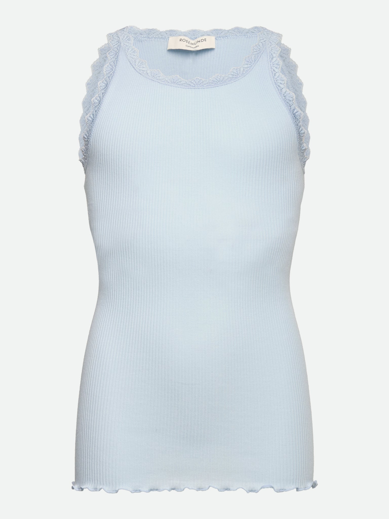 RKBalta Modal SL Lace Top Top Rosemunde Kids 128 nantucket blue