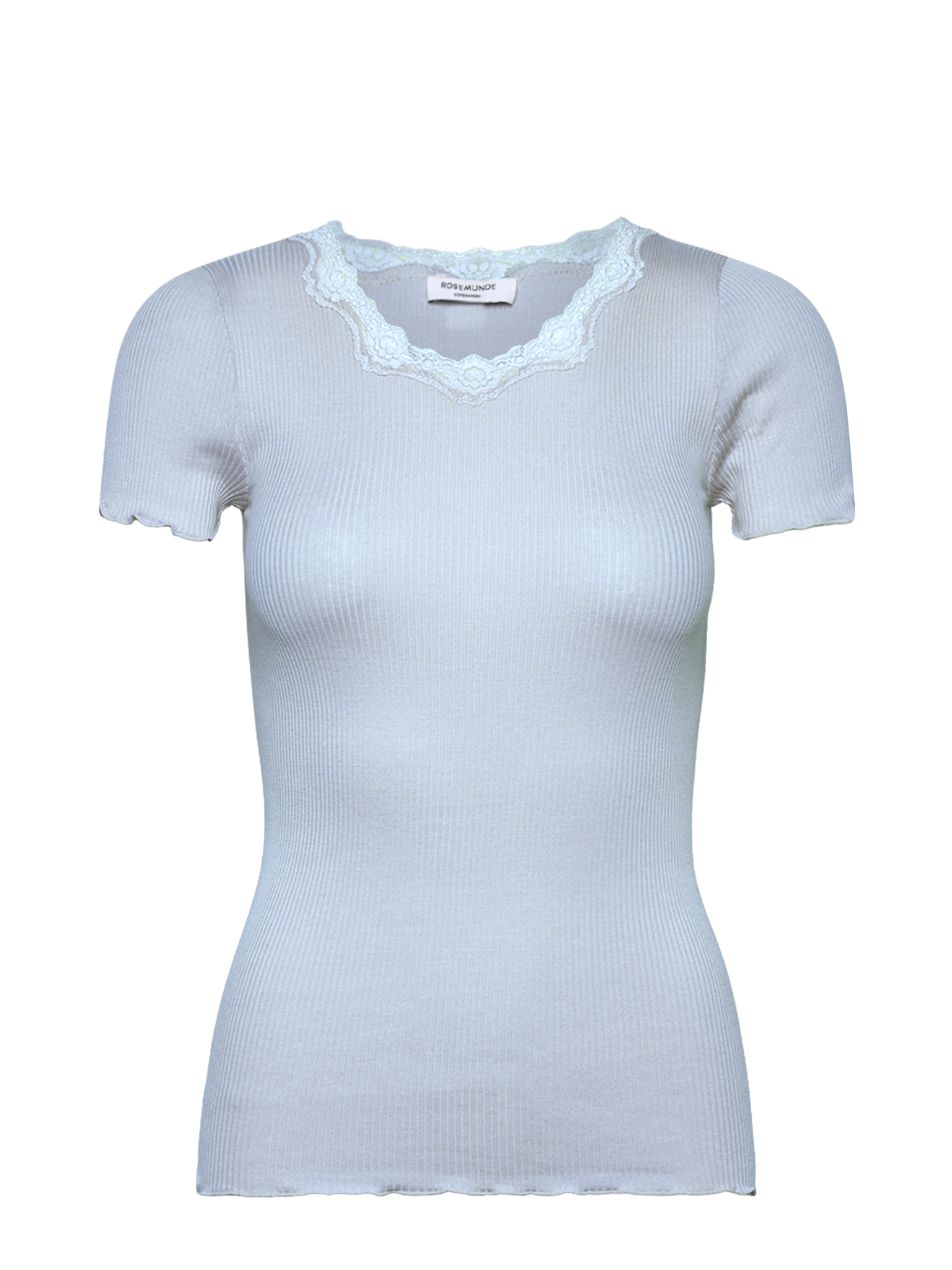 RWBeatha Silk SS Lace T-shirt T-shirt Rosemunde Woman XS nantucket blue