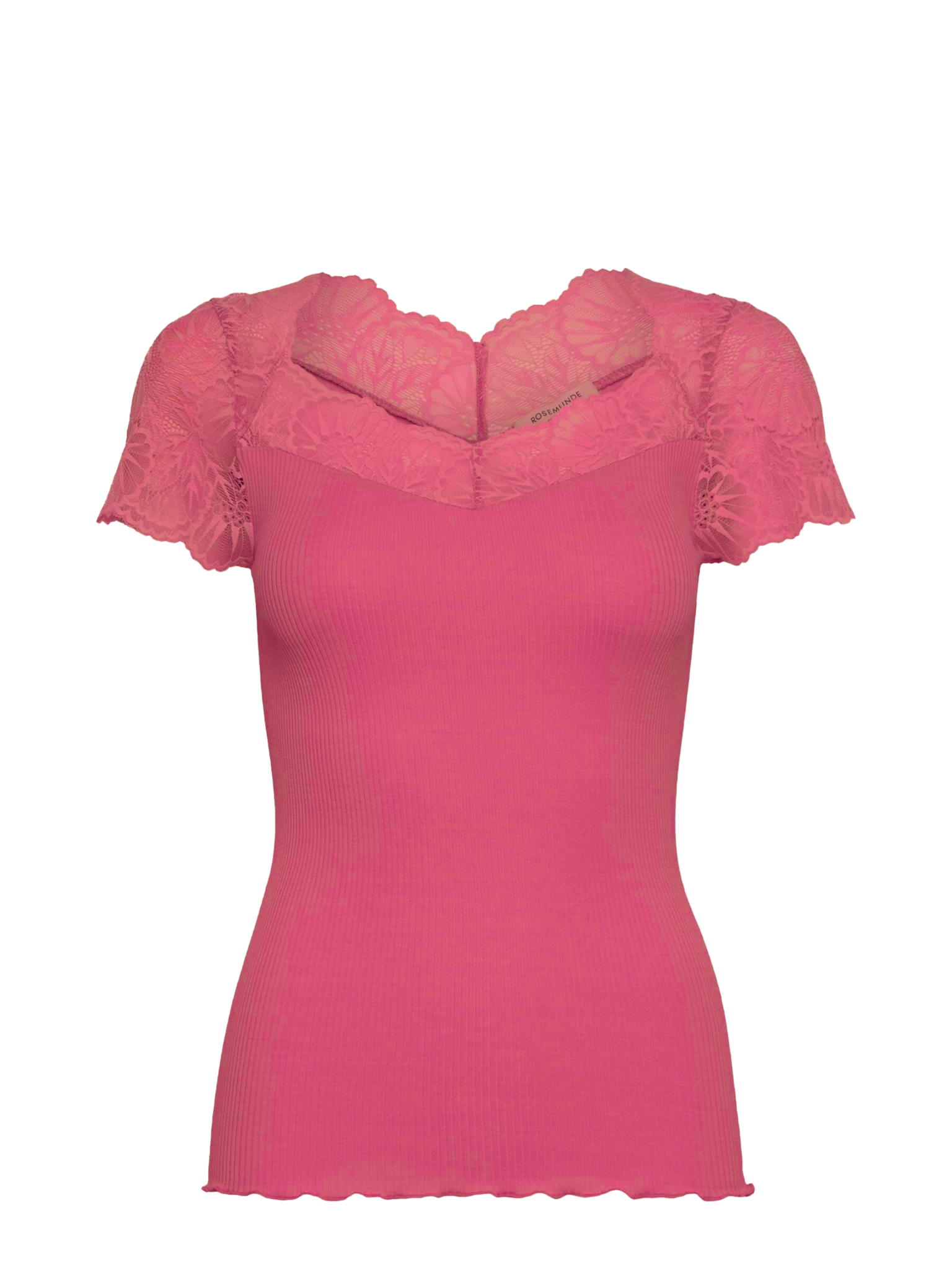 RWBeatha Silk Capsleeve T-shirt T-shirt Rosemunde Woman XS rapture rose