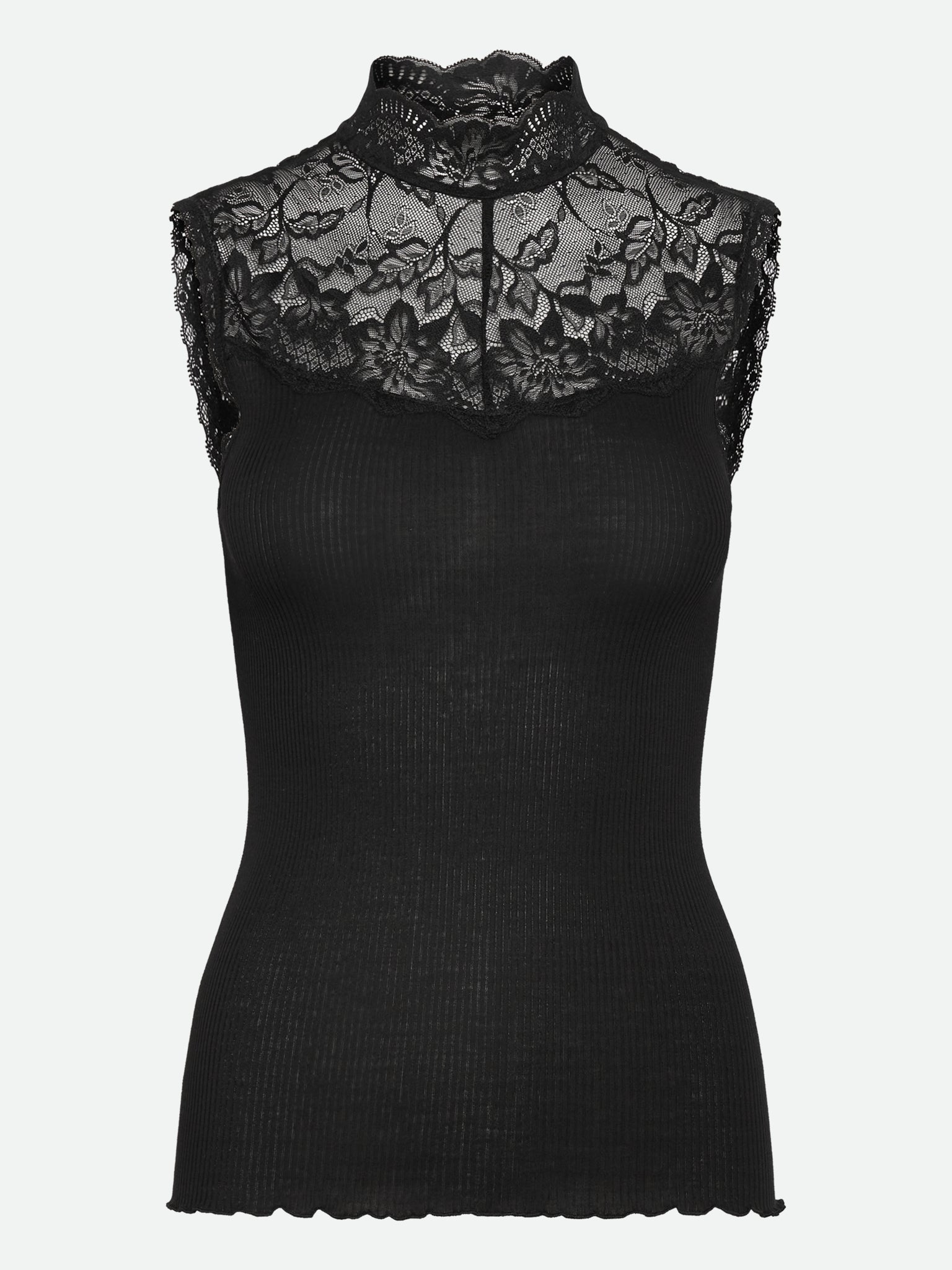 RMWBea SL T-Neck Top TOP Rosemunde Woman XS black