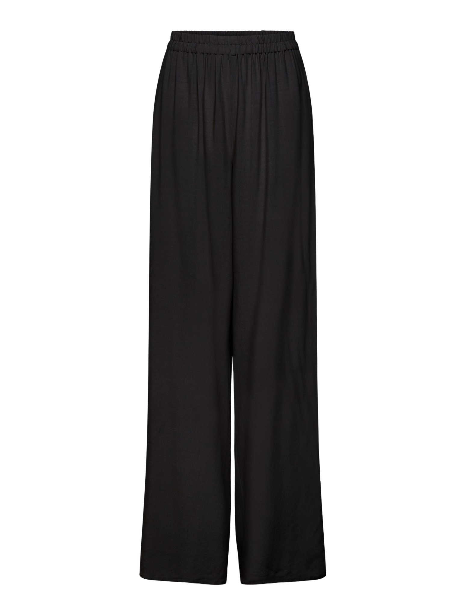 RKElif MW Wide Trousers TROUSERS Rosemunde Woman 128 black