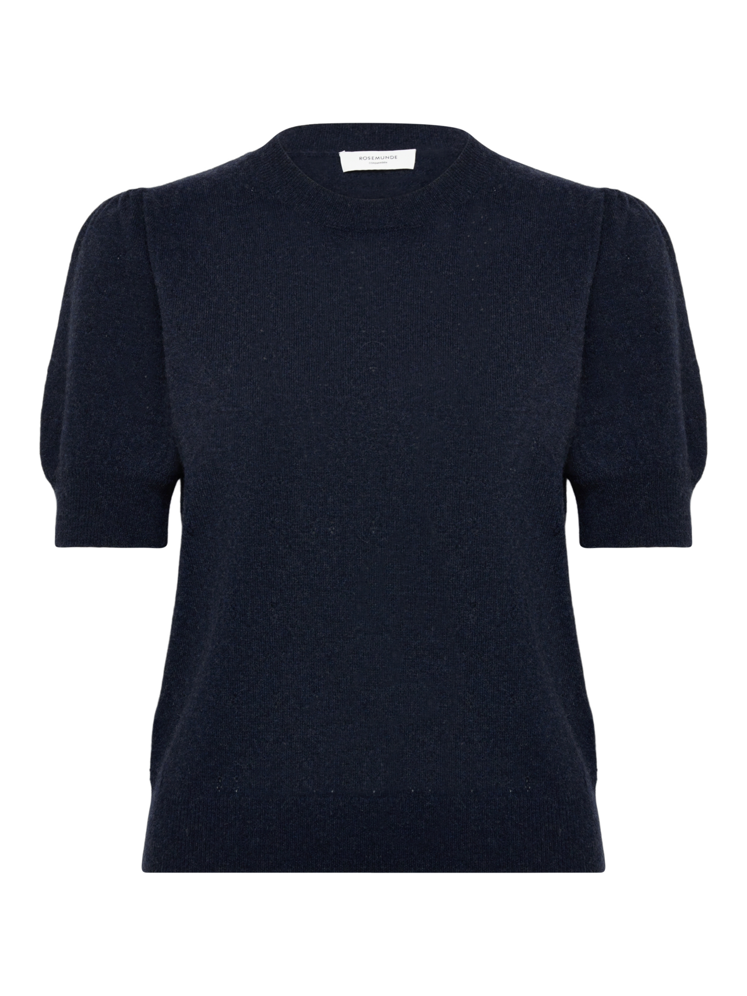 RWLaica Cashmere SS Pointelle Pullover PULLOVER Rosemunde Woman XS dark navy melange