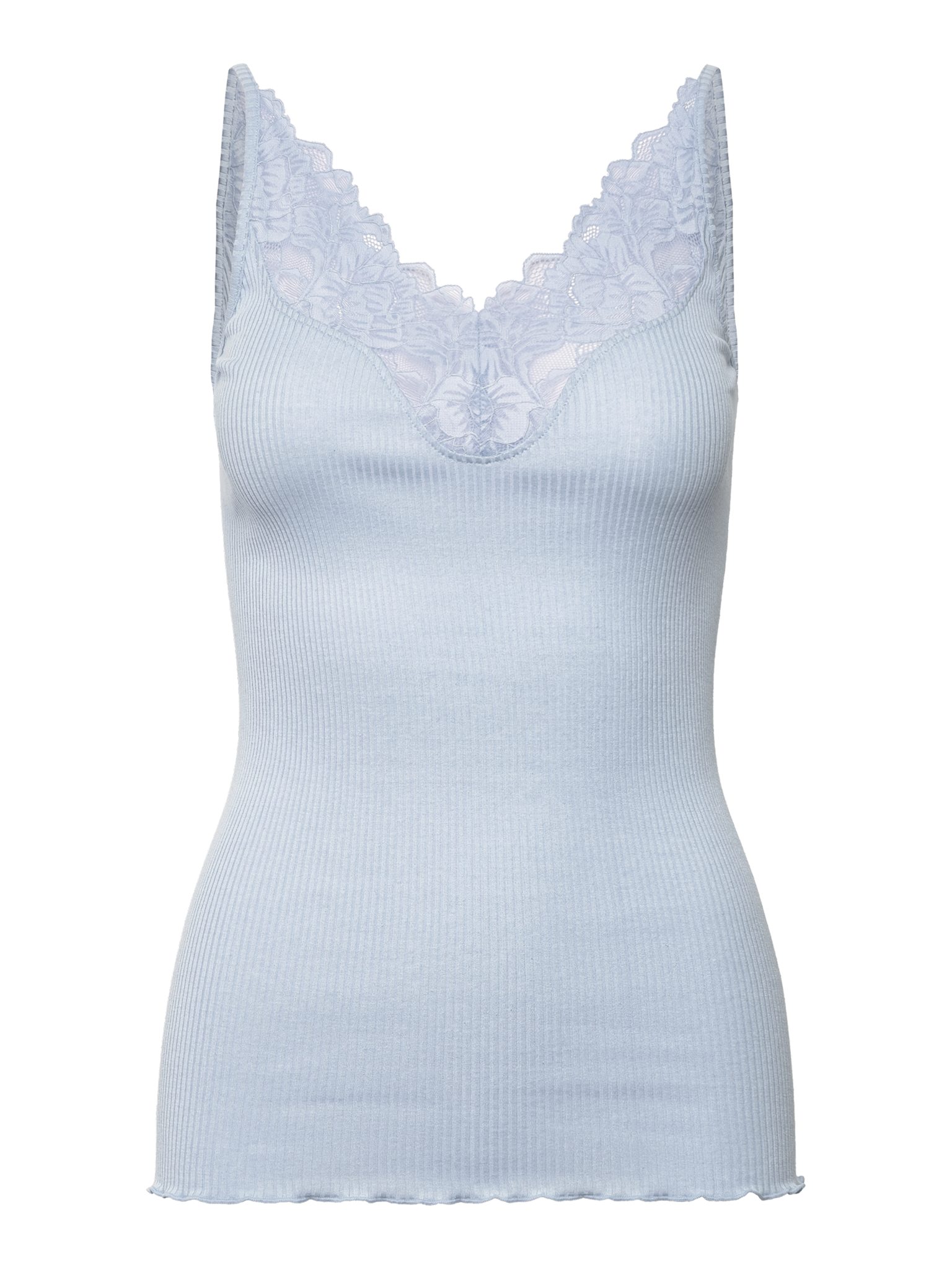 RWBeatha Silk SL Lace Top TOP Rosemunde Woman XS nantucket blue