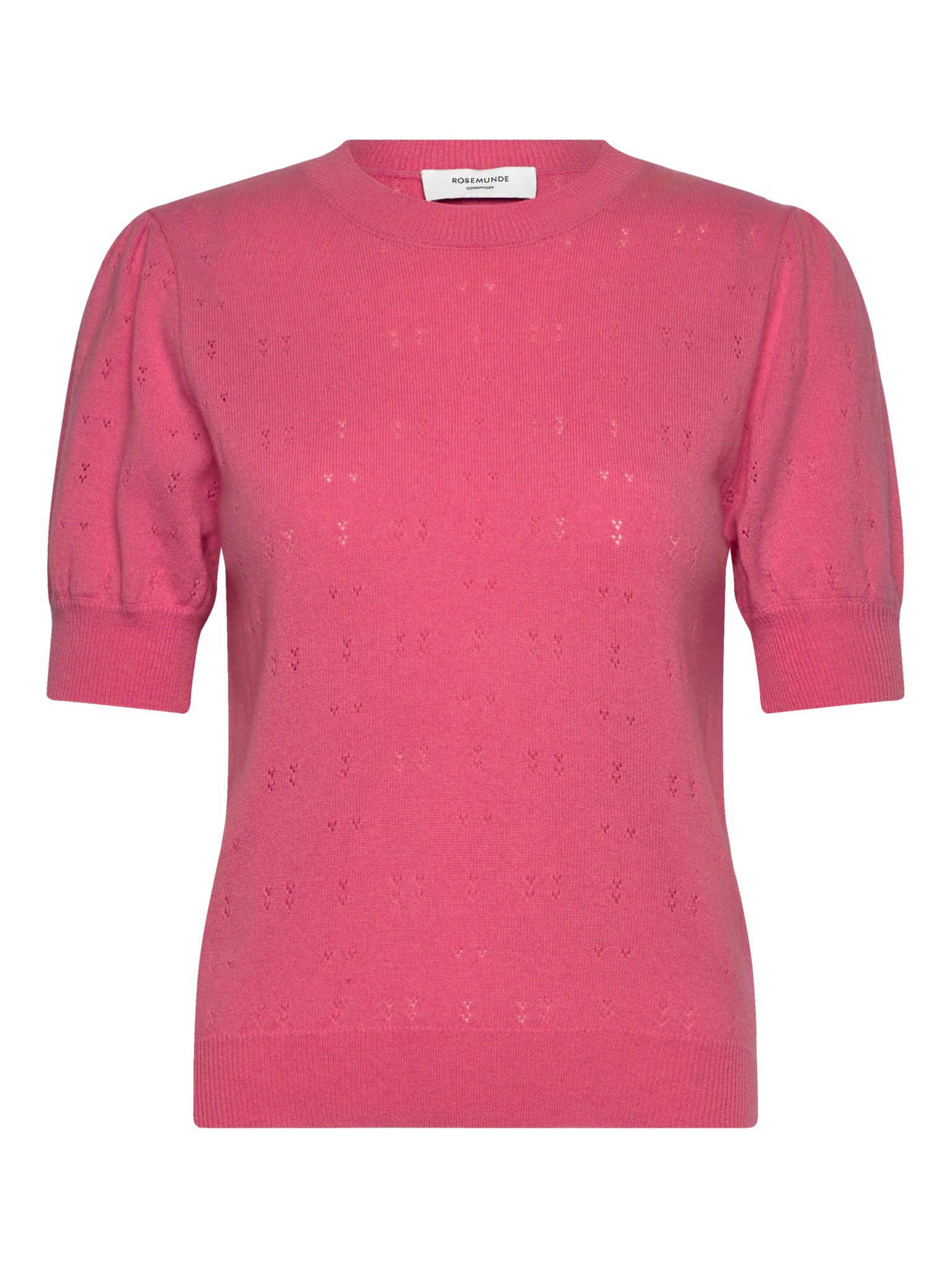 RWLaica Cashmere SS Pointelle Pullover PULLOVER Rosemunde Woman S rapture rose