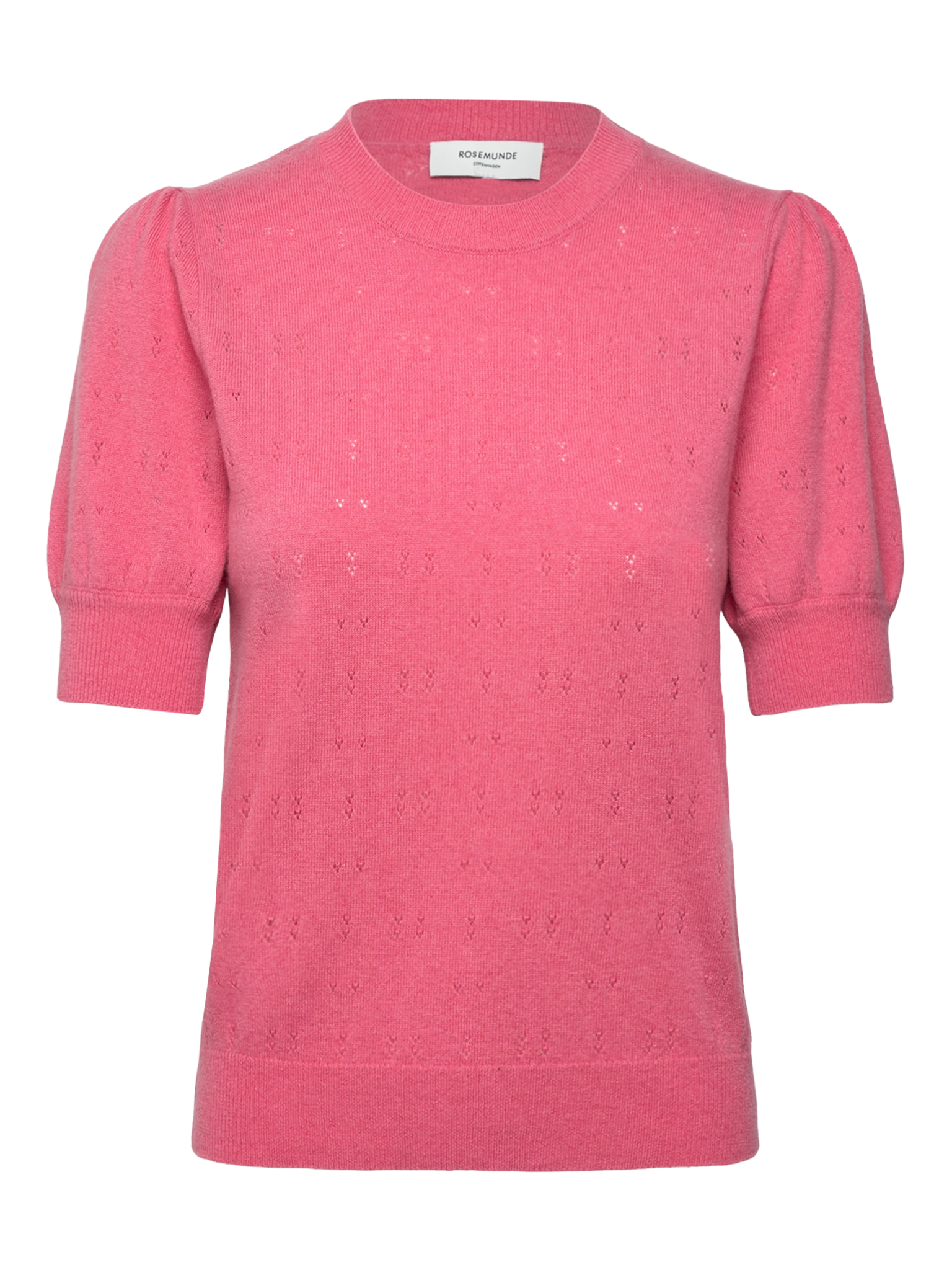 RWLaica Cashmere SS Pointelle Pullover PULLOVER Rosemunde Woman S rapture rose