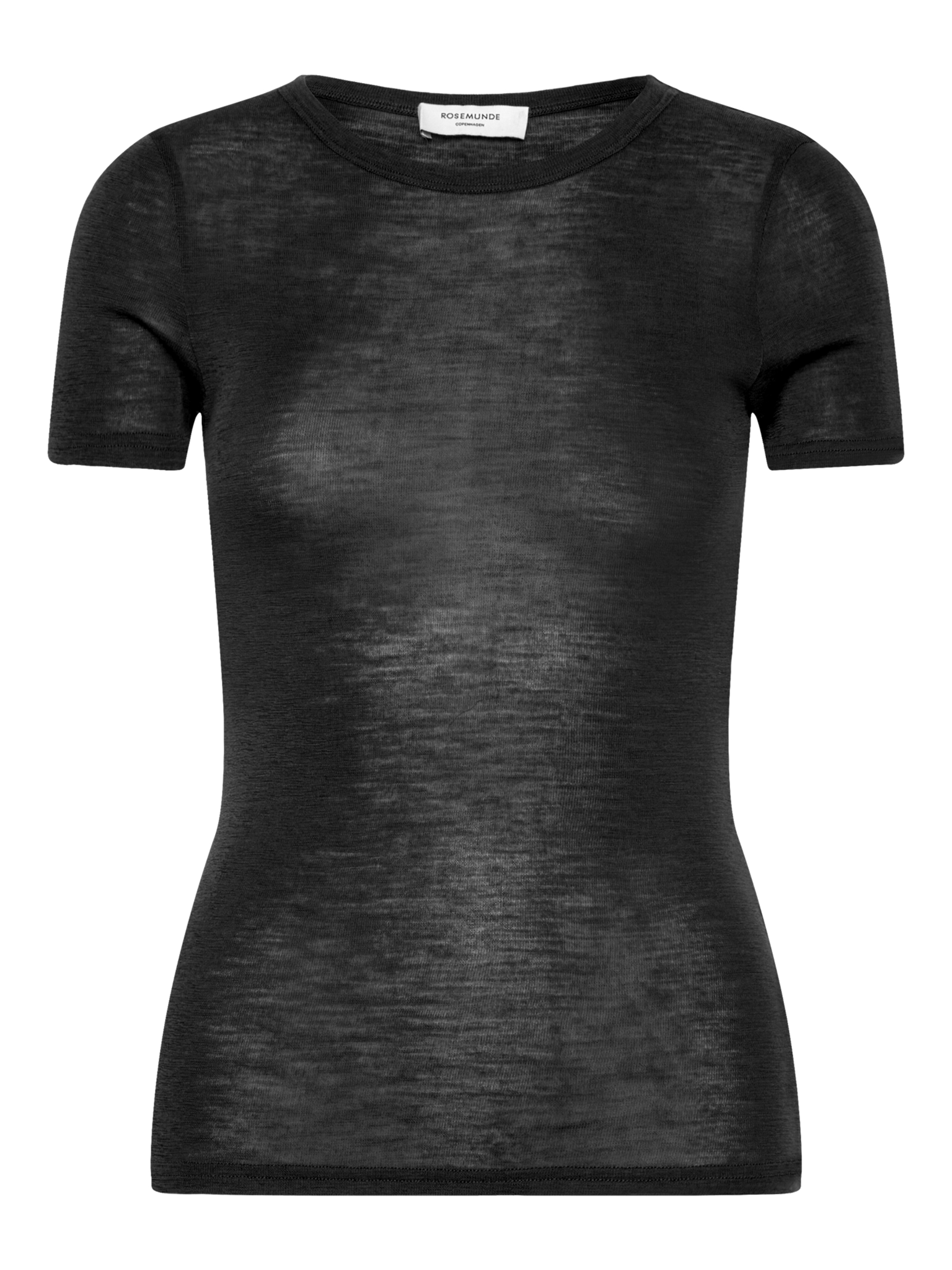 RWSara Cashmere Blend SS T-shirt T-SHIRT SS Rosemunde Woman XS black