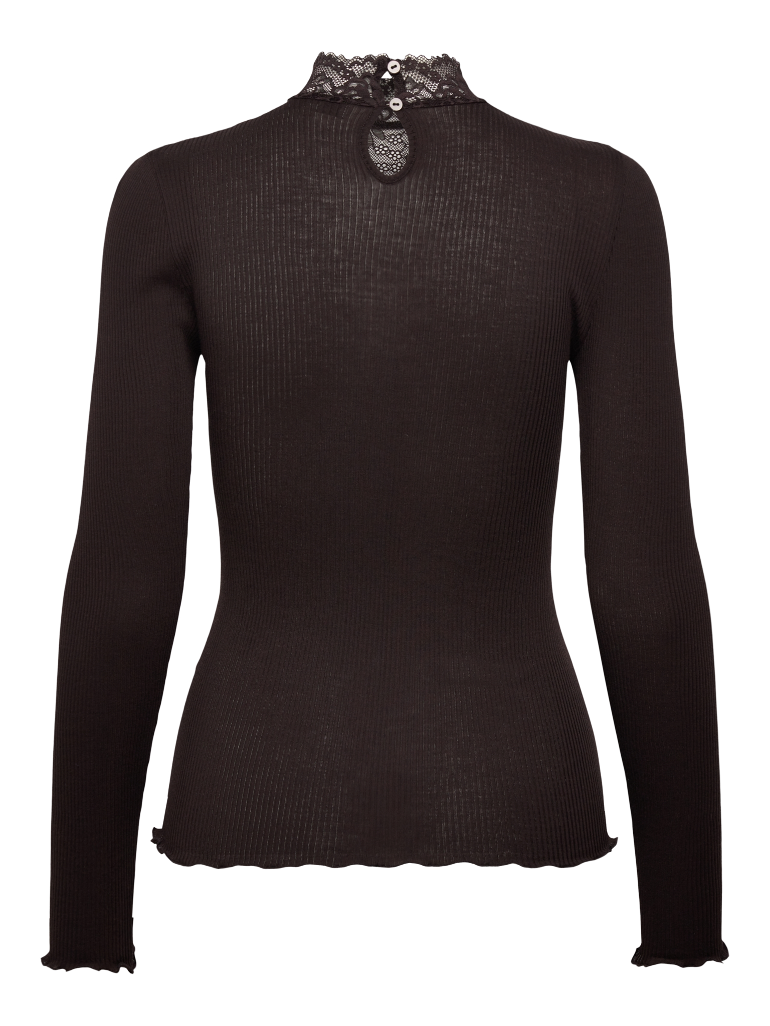 RMWBalta Modal Long sleeve Lace T-neck T-shirt T-SHIRT LS Rosemunde Woman