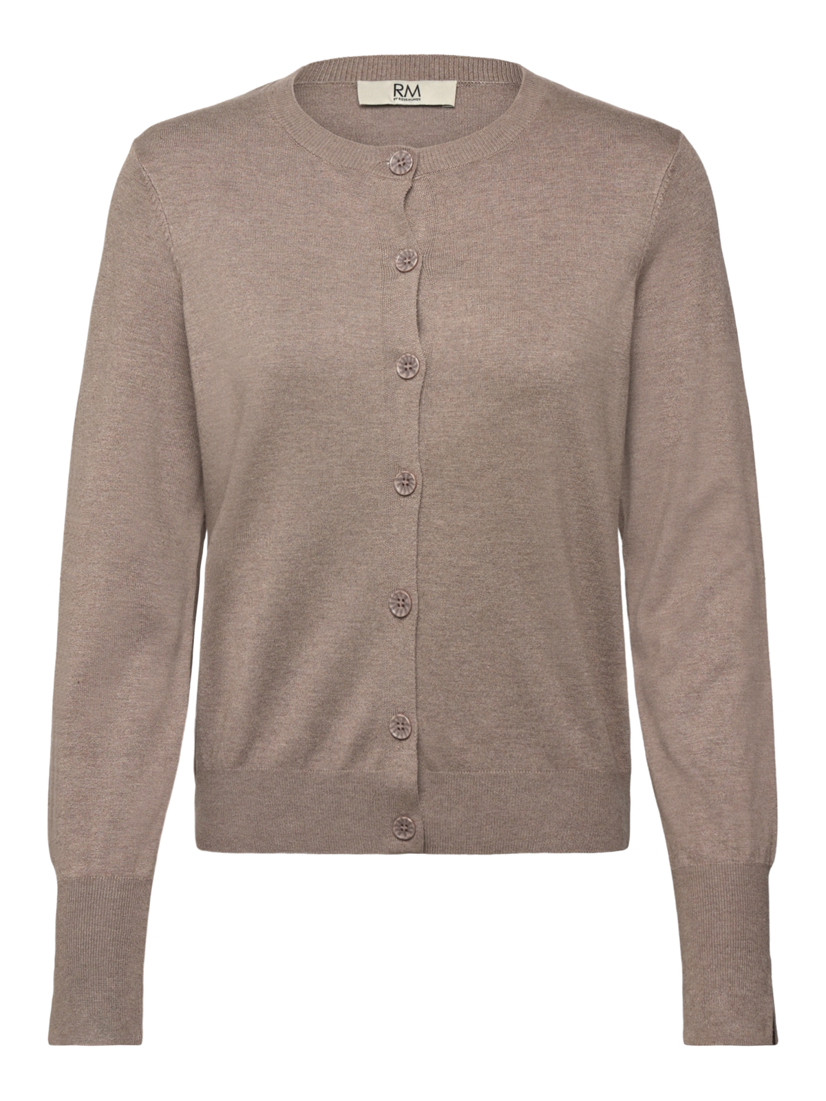 RMWSandra LS Cardigan Cardigan Rosemunde Woman XS mocha meringue melange