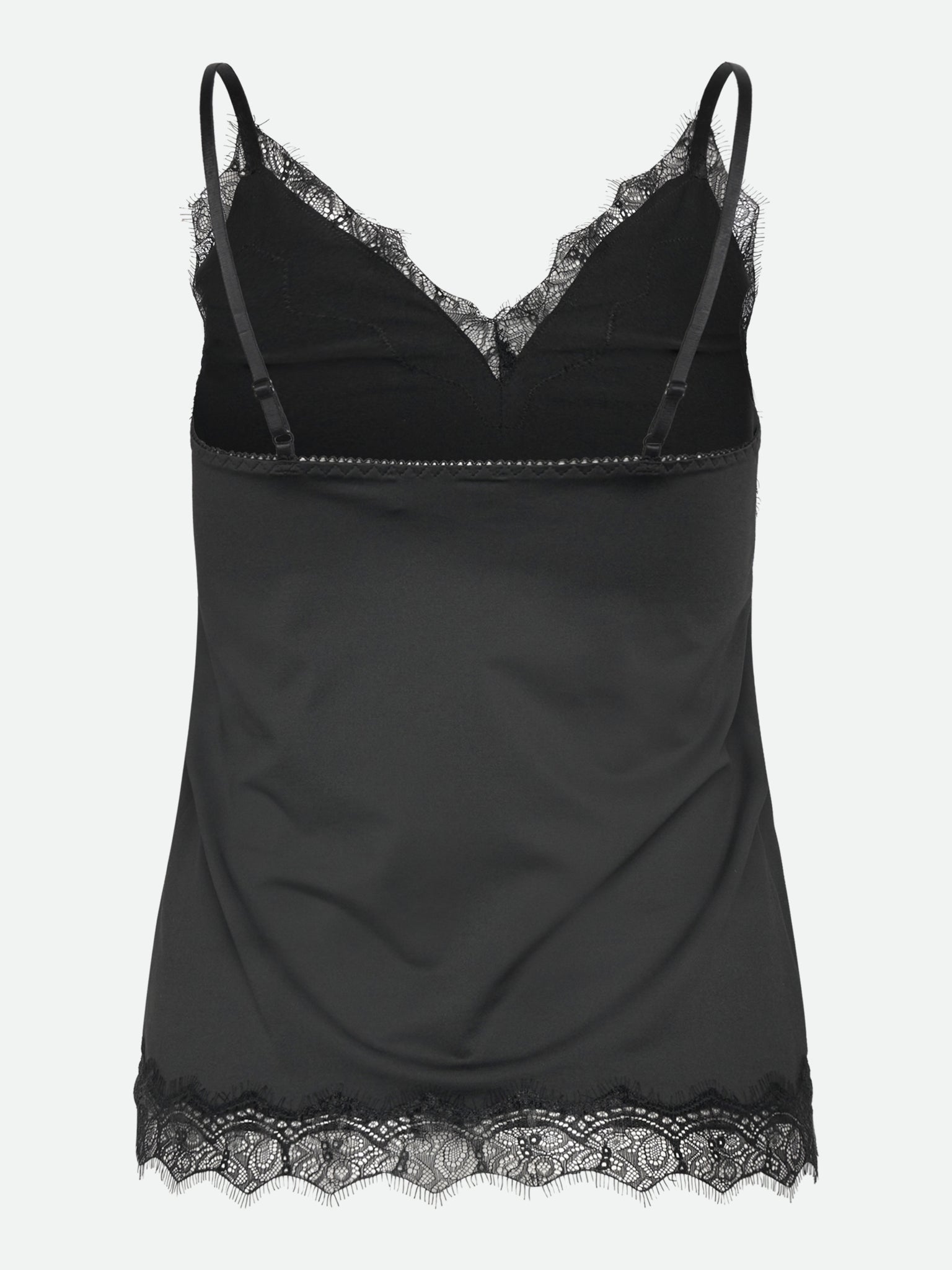 RWBridget Ærmeløs Blonde Strop Top