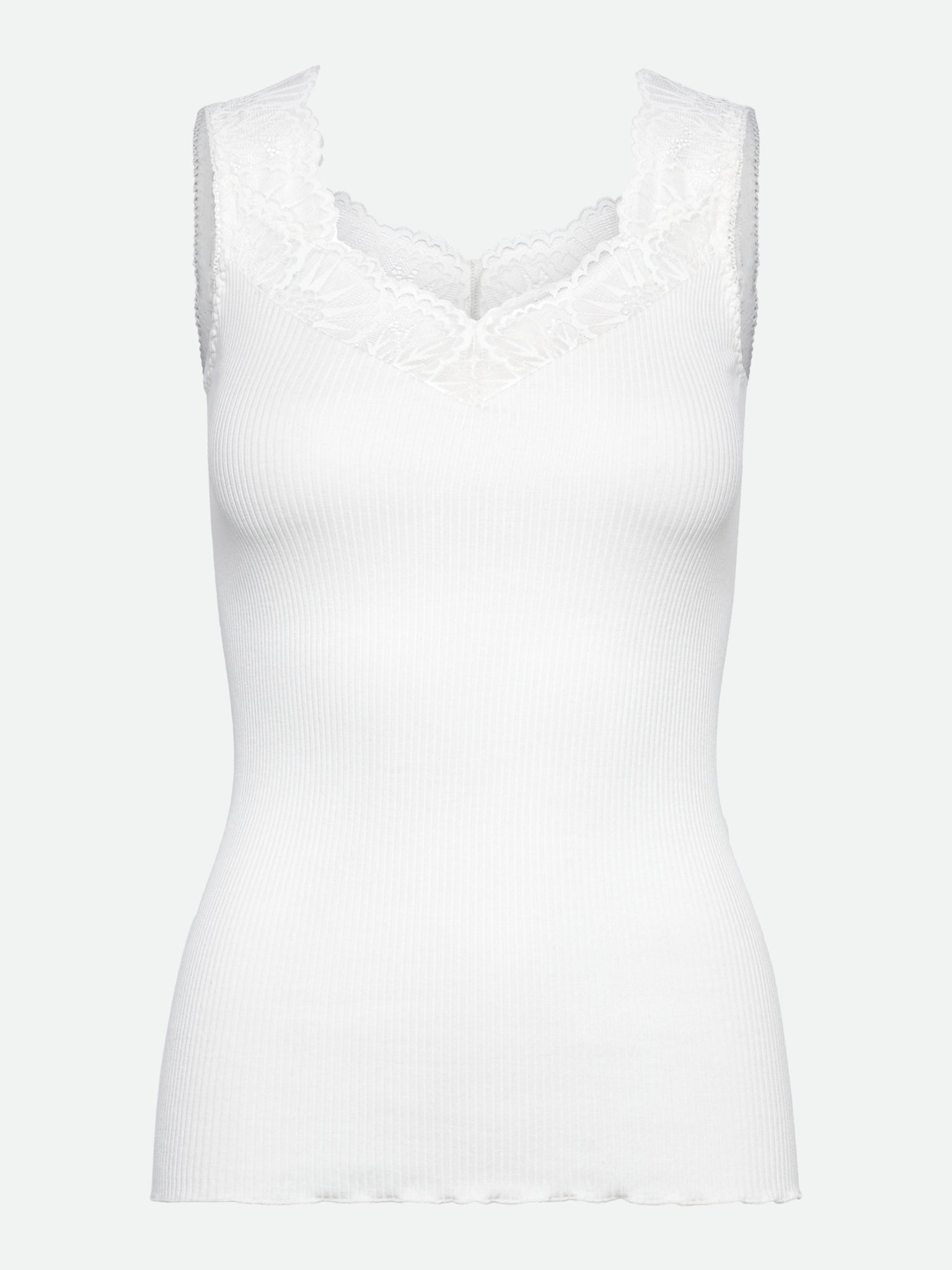 RWBeatha Silk SL Lace Top Top Rosemunde Woman XS ivory