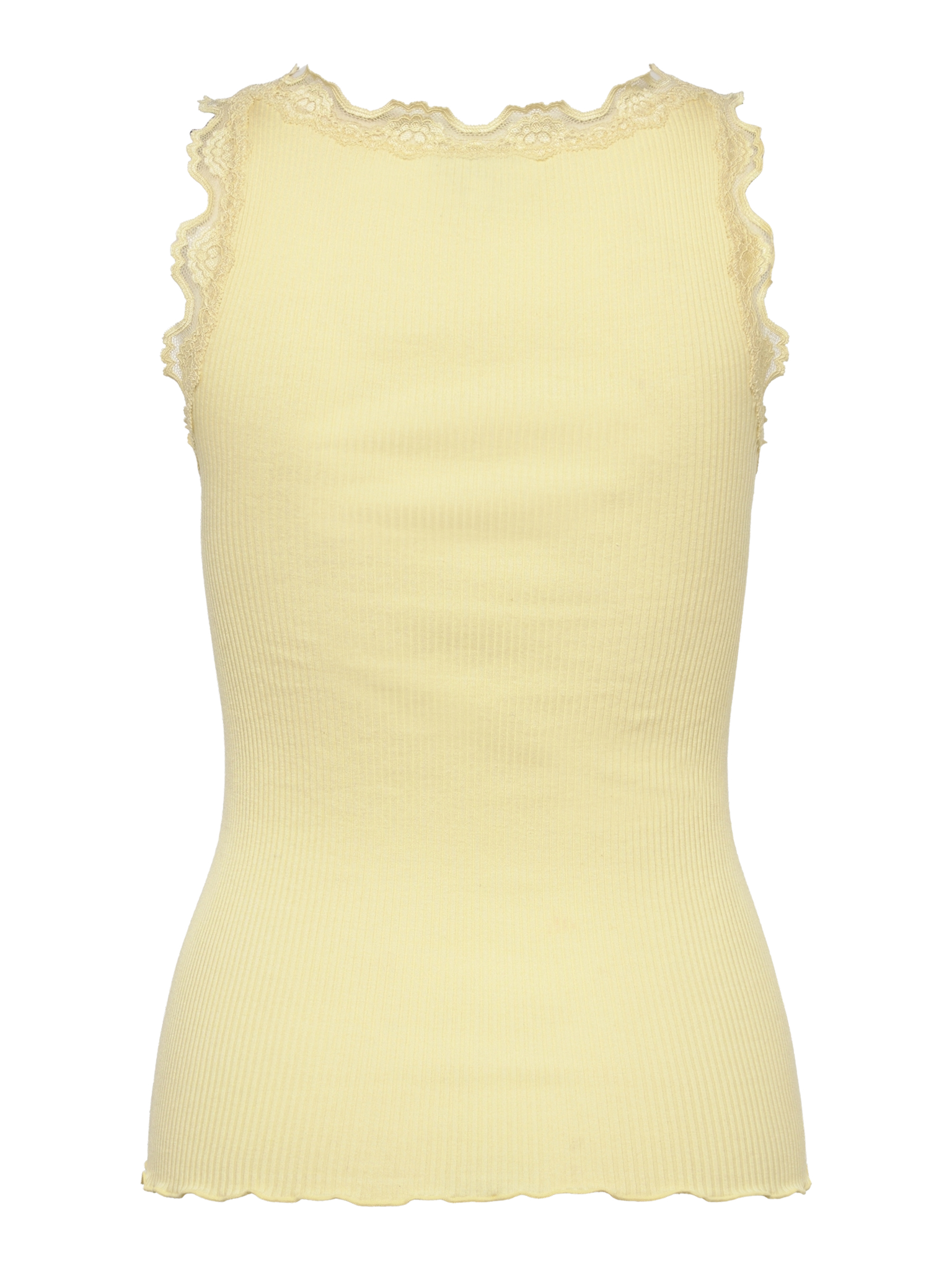 RWBabette Silk SL U-neck Long Lace Top