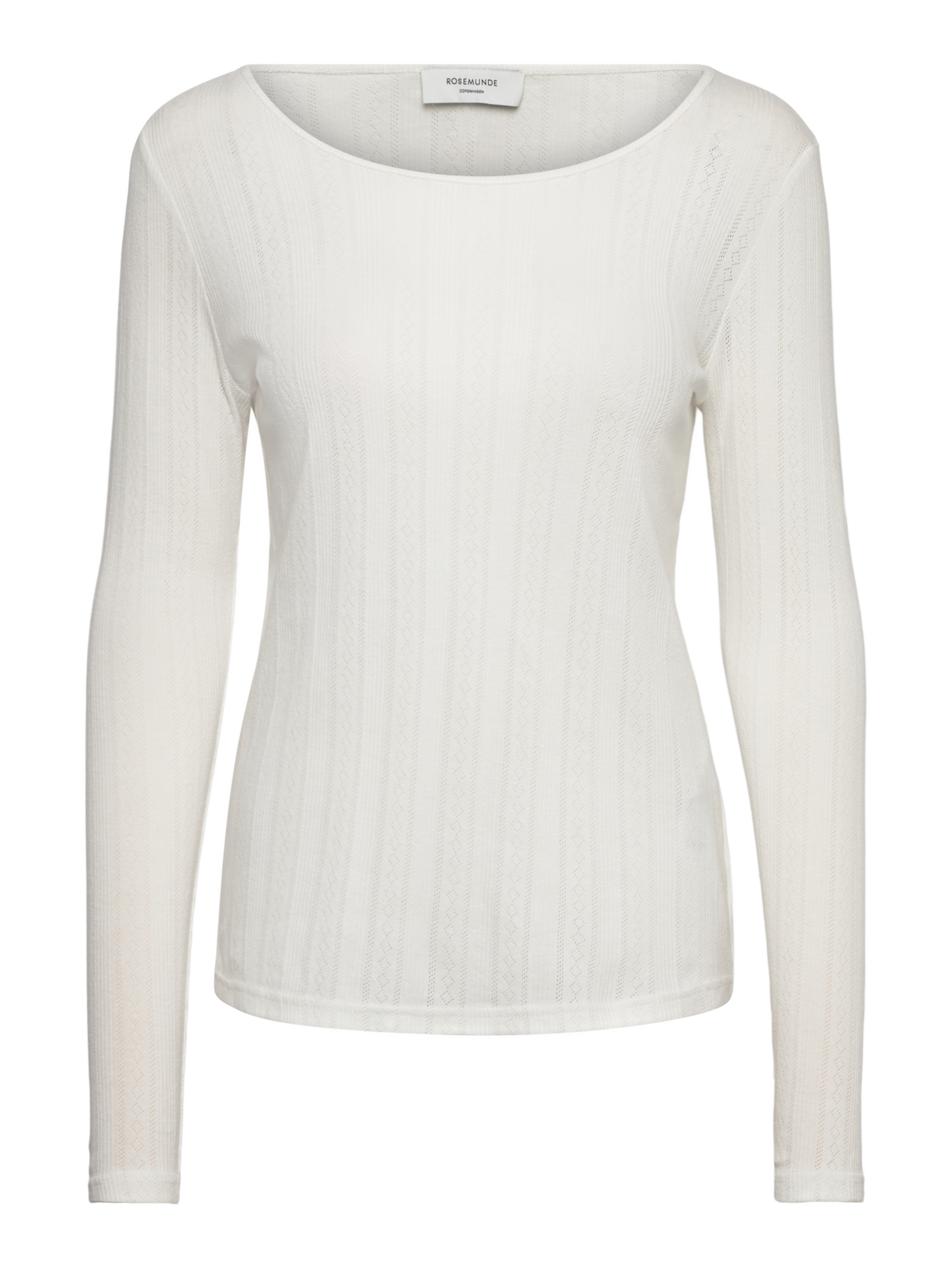 RWBambi Long sleeve Pointelle T-shirt T-SHIRT LS Rosemunde Woman S new white