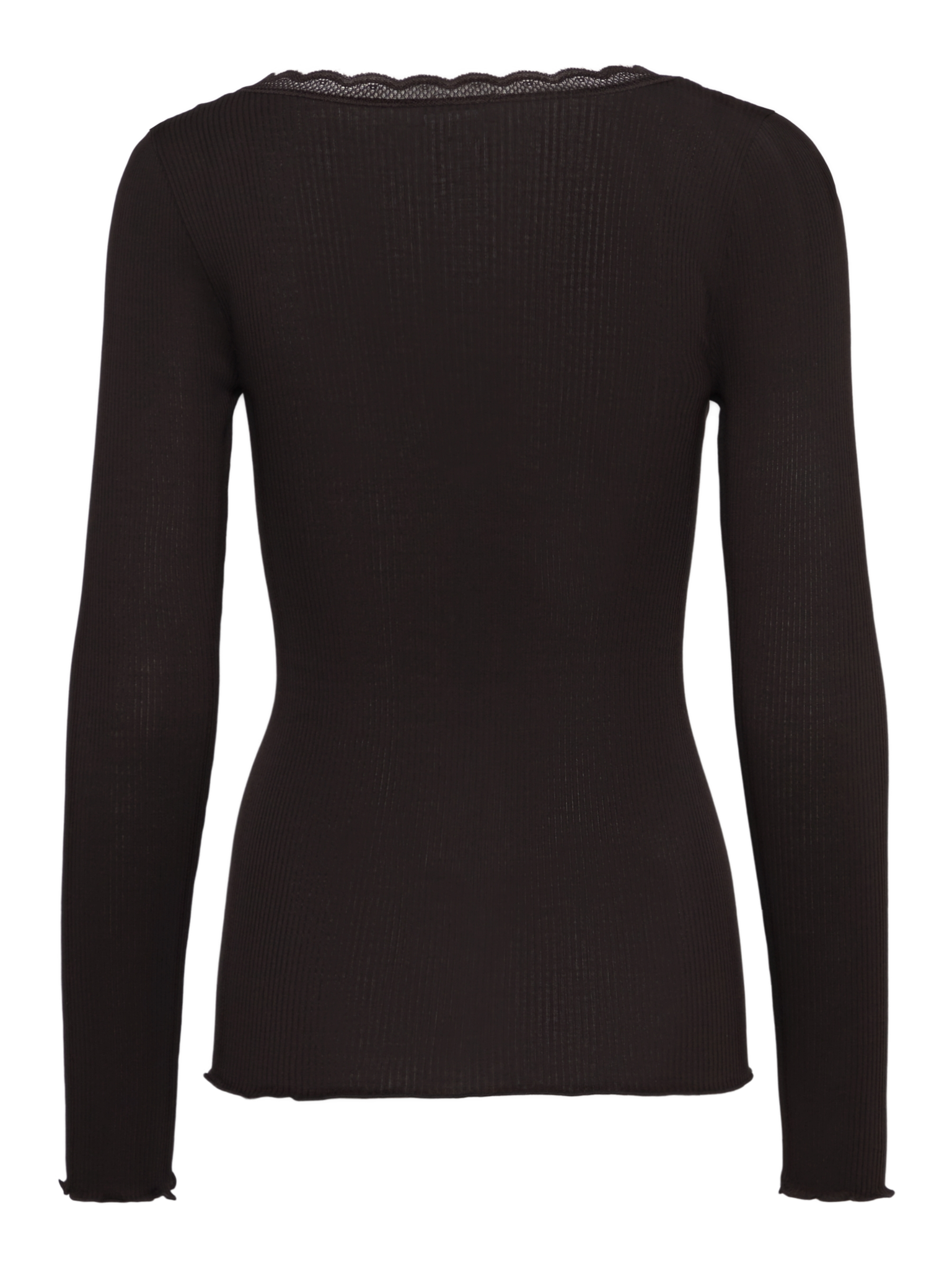 RWBetty Modal Long sleeve Lace Placket T-shirt T-SHIRT LS Rosemunde Woman