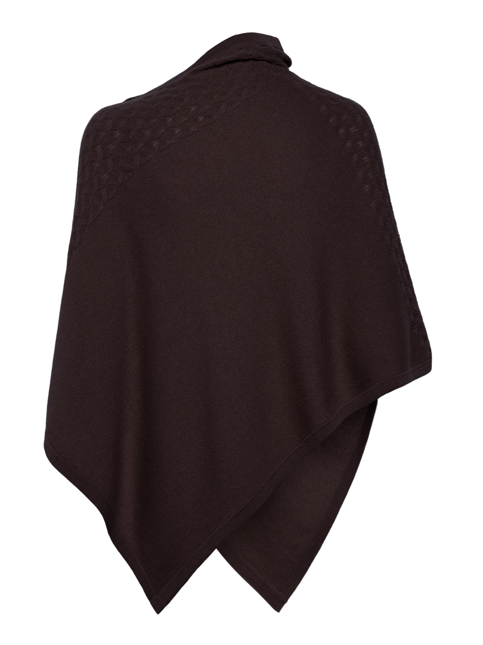 RWLaica Cashmere Pointelle Poncho PONCHO Rosemunde Woman