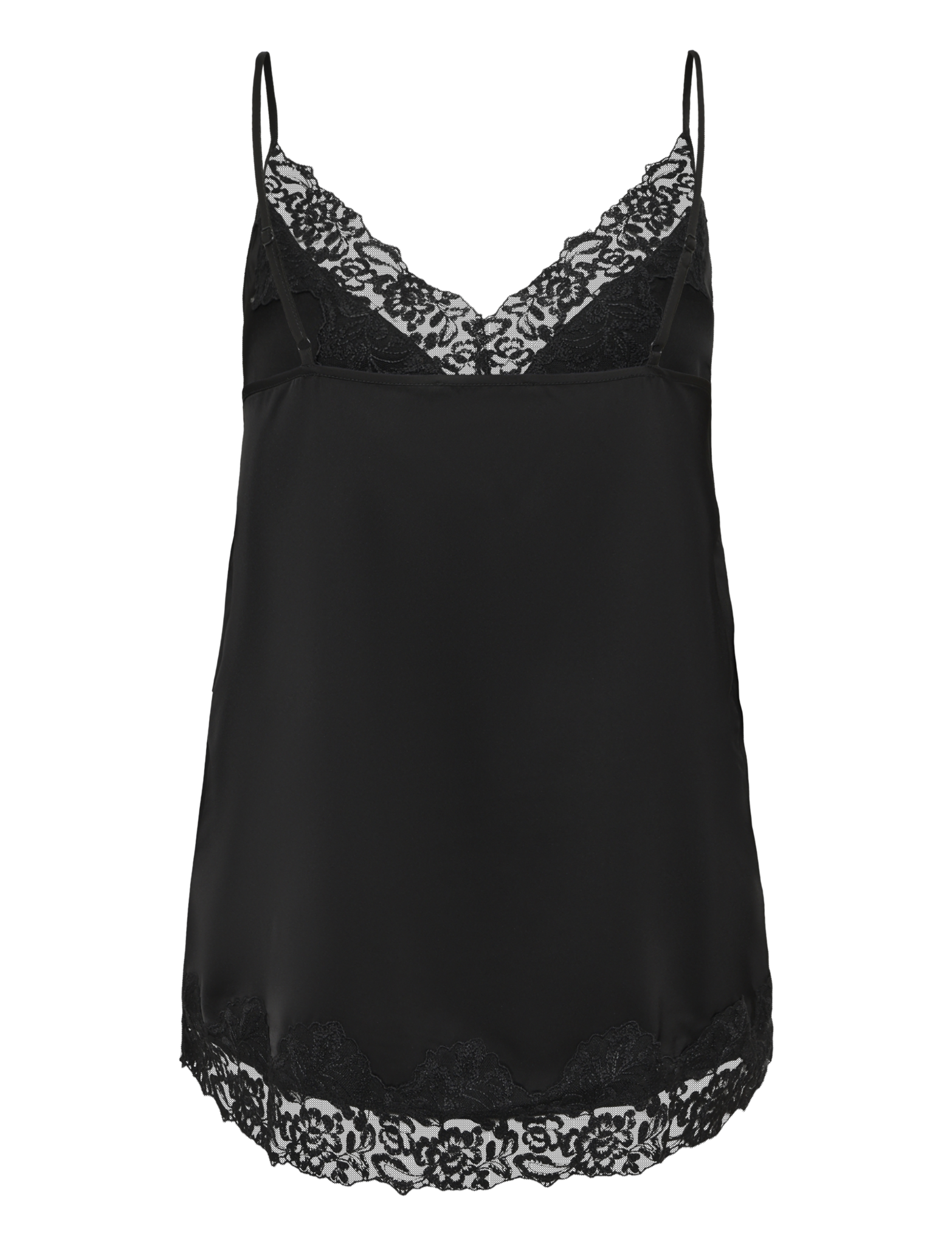 RWPatricia Silk Sleeveless Lace Strap Top TOP Rosemunde Woman