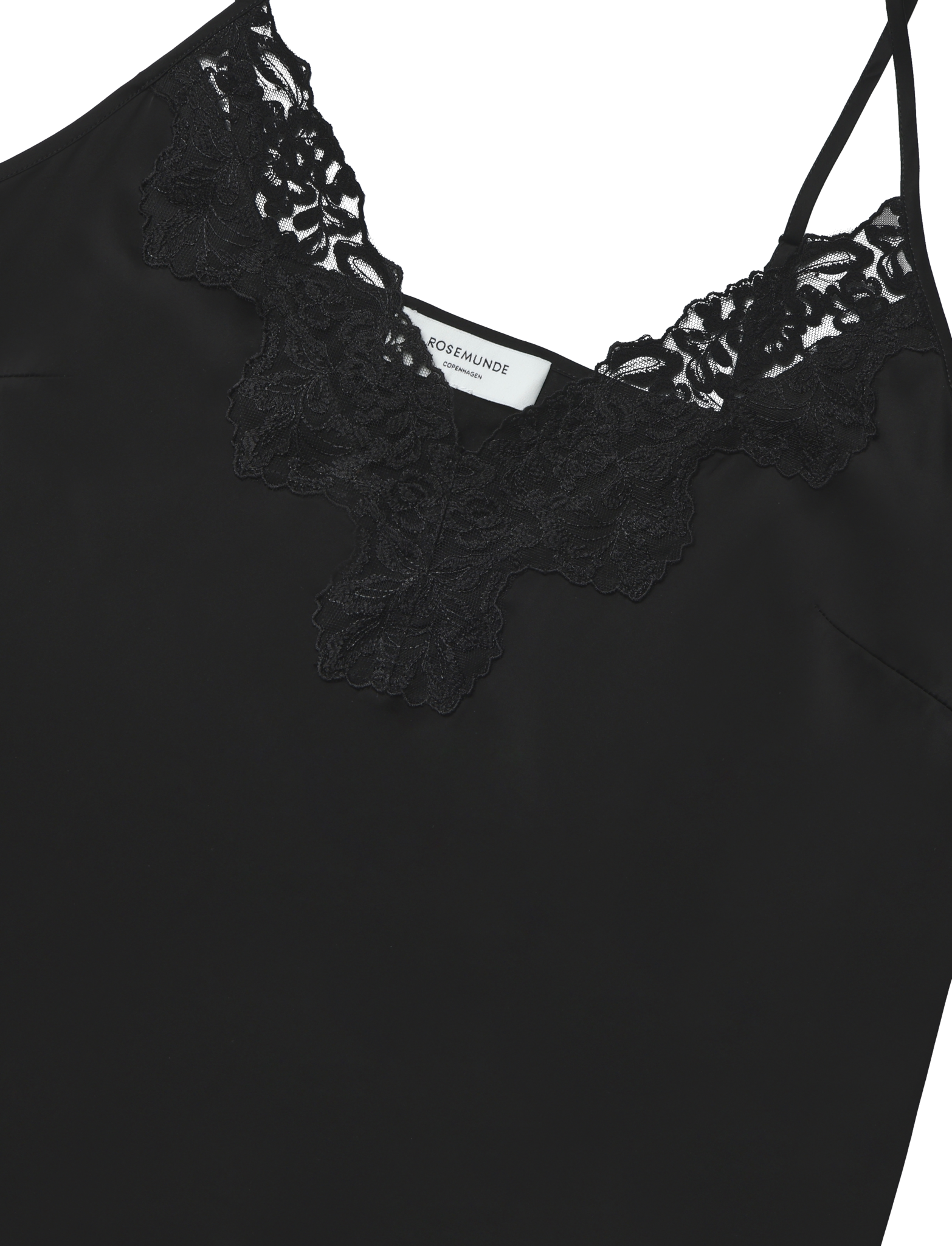 RWPatricia Silk Sleeveless Lace Strap Top TOP Rosemunde Woman