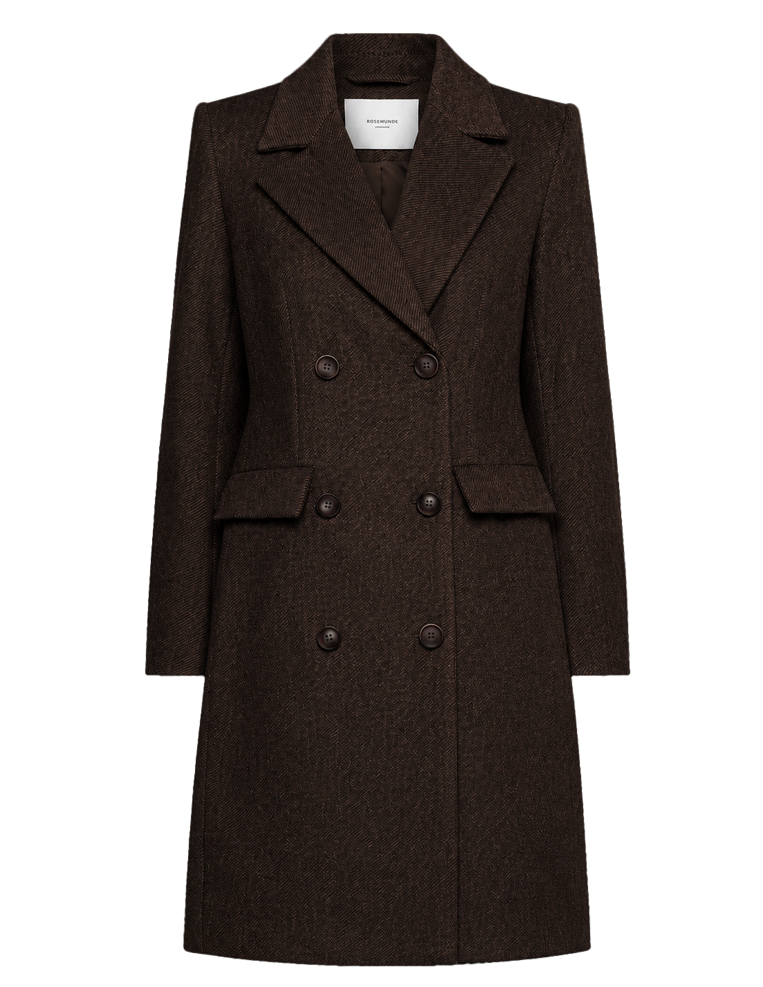 RWTova Long sleeve Coat COAT Rosemunde Woman 34 Coffee brown