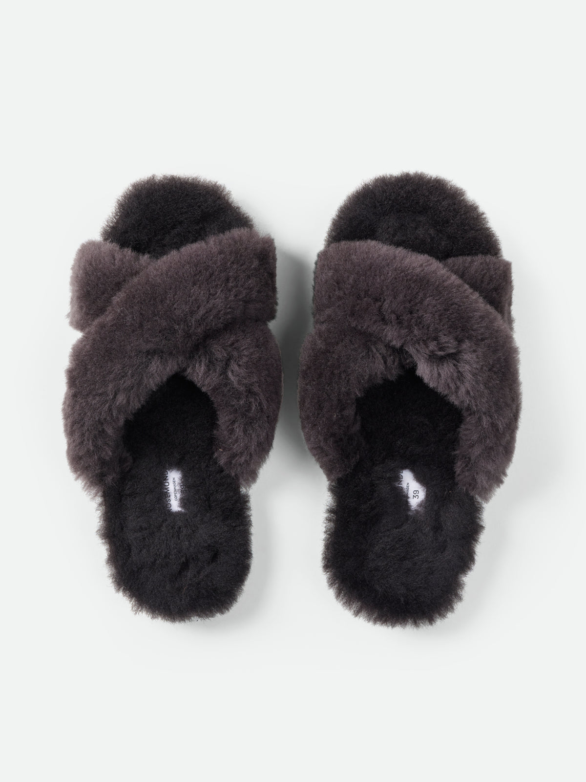 RHSydney Shearling Cross sandal SLIPPERS Rosemunde Woman