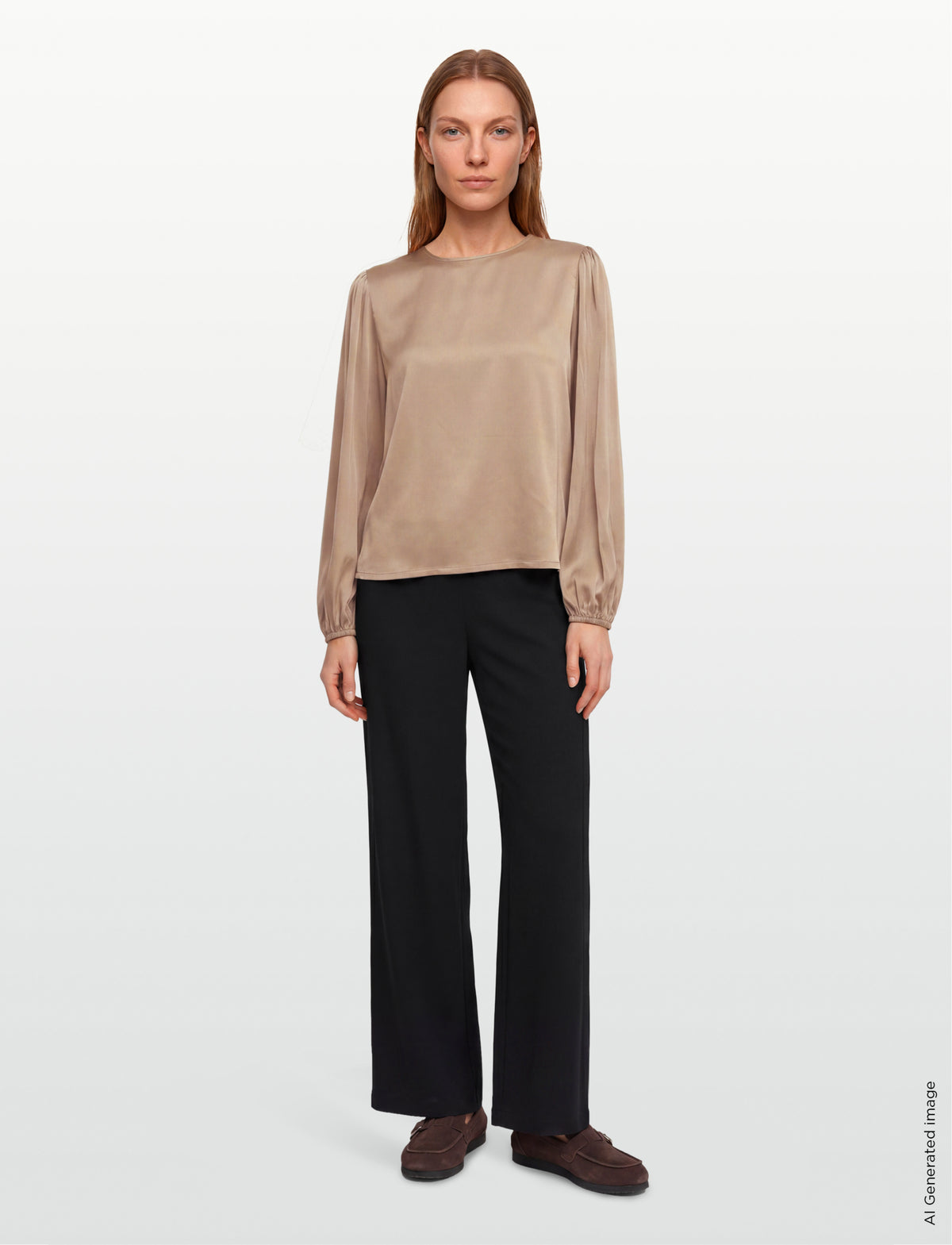 RWPatricia Silk Long sleeve Blouse BLOUSE Rosemunde Woman