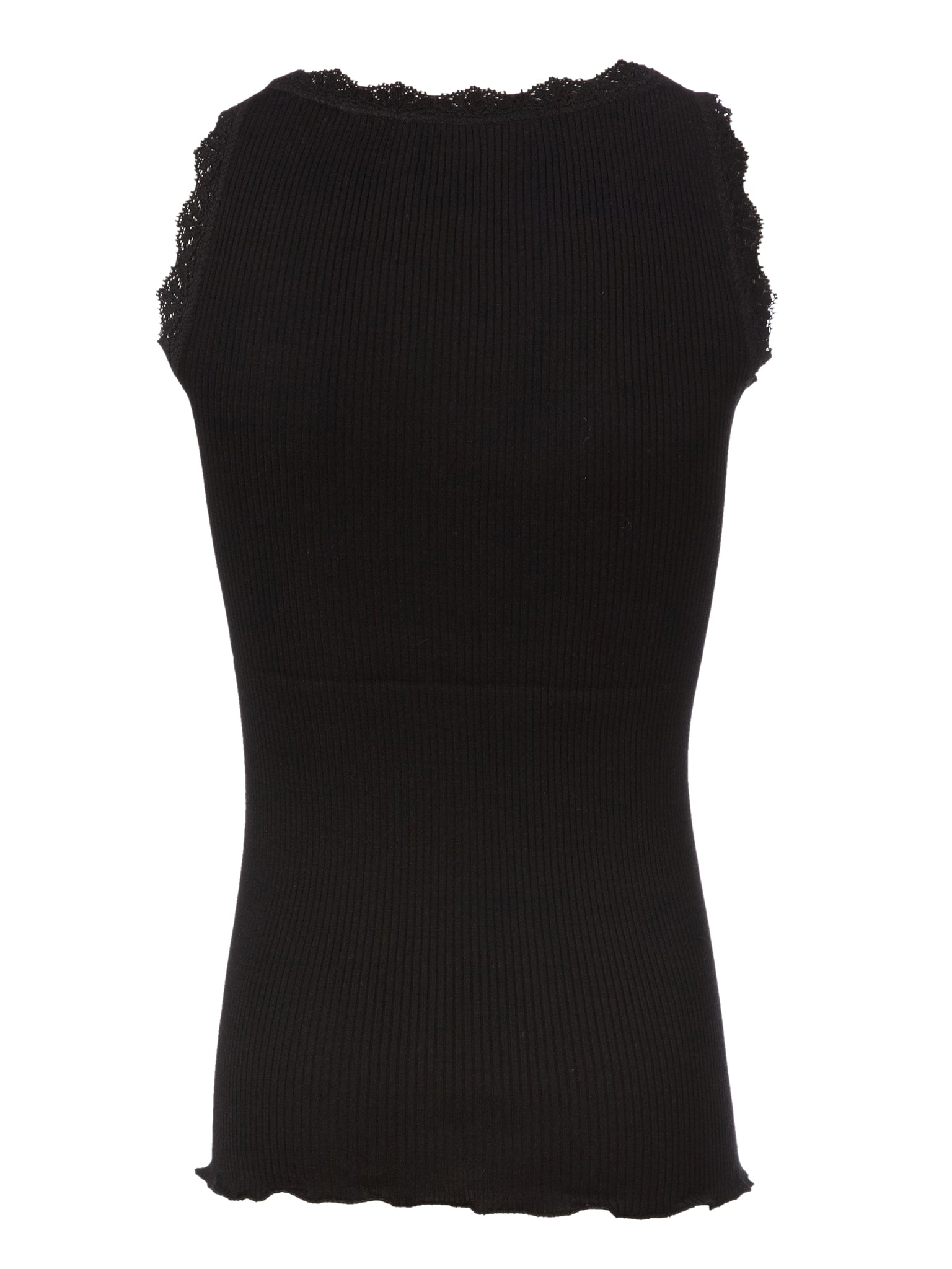 RKBeatha Silk top w/ lace Top Rosemunde Woman