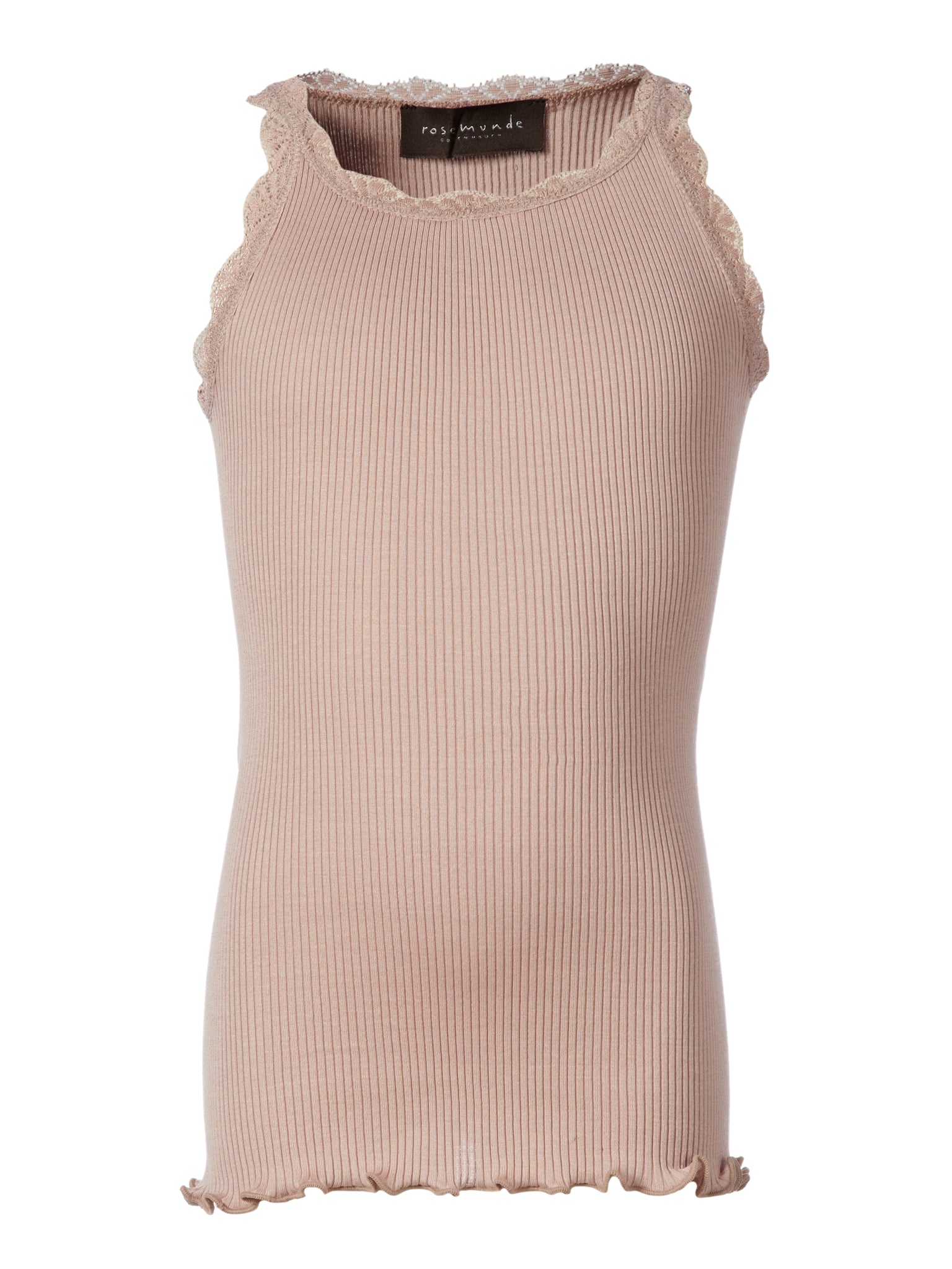 RKBeatha Silk top w/ lace Top Rosemunde Woman 4 vintage powder