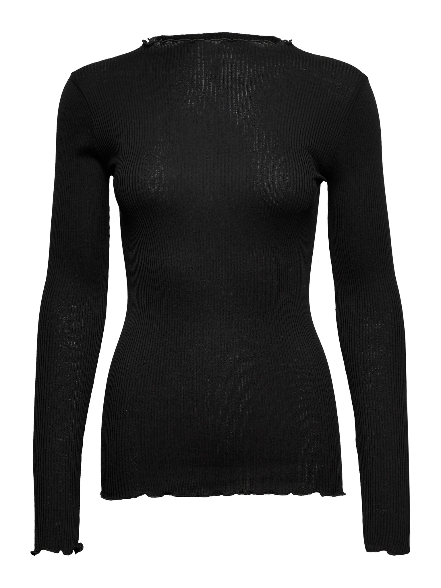 Silk t-shirt T-SHIRT LS Rosemunde Woman XS black