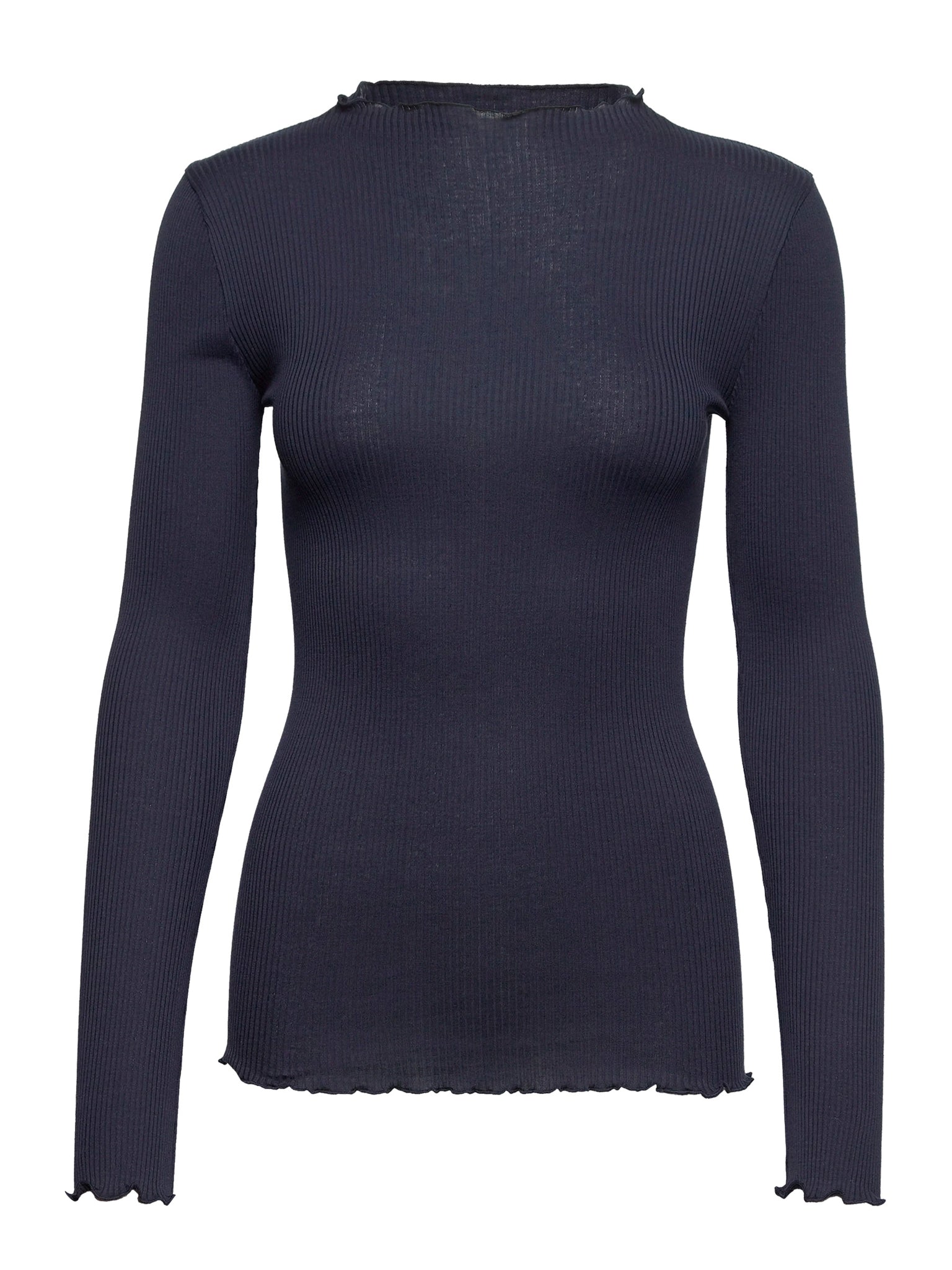 Silk t-shirt T-SHIRT LS Rosemunde Woman XS navy