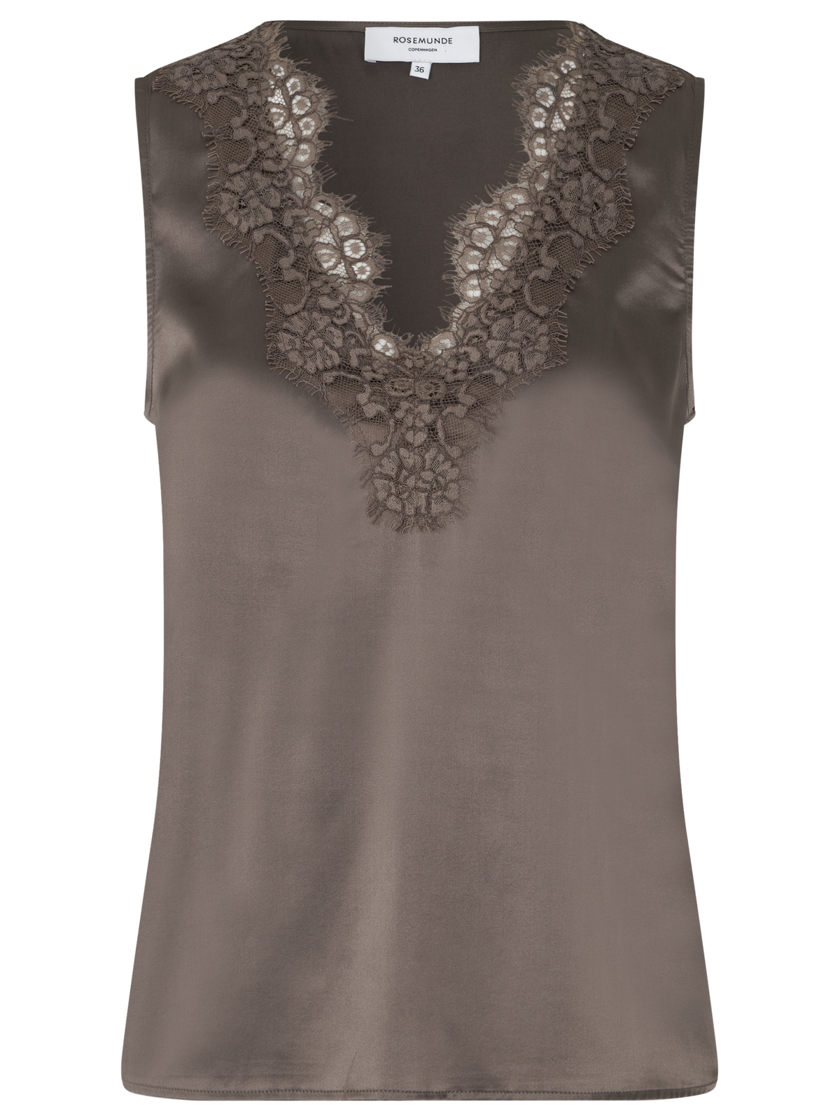 RWJade Silk Lace Top TOP Rosemunde Woman 34 falcon