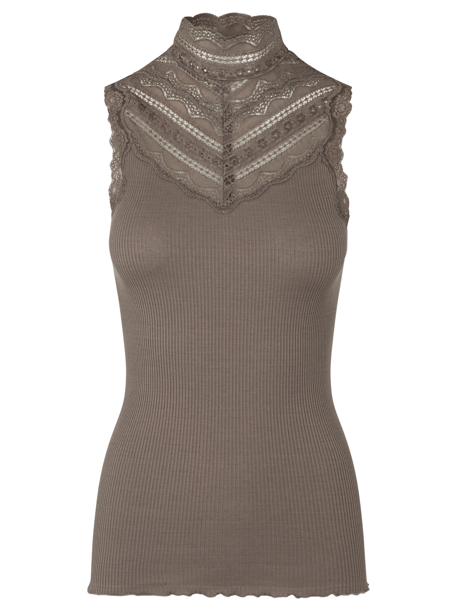 RWBenita Silk SL Turtleneck Lace Top TOP Rosemunde Woman XS falcon