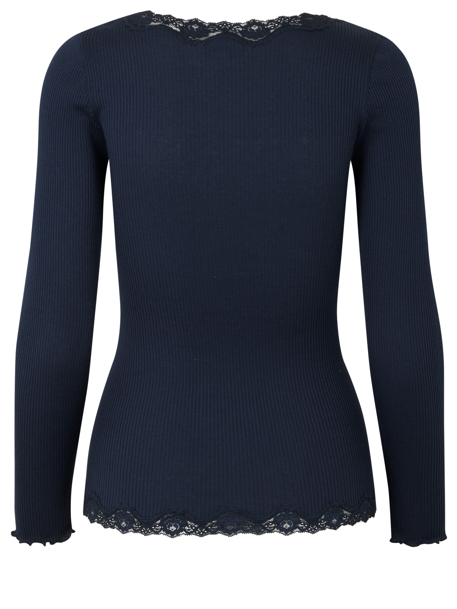 RWBabette Silk LS V-neck Lace Cardigan