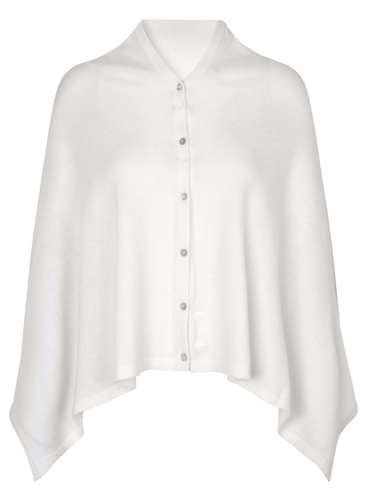 RWLaica Cashmere Poncho PULLOVER Rosemunde Woman 0 ivory