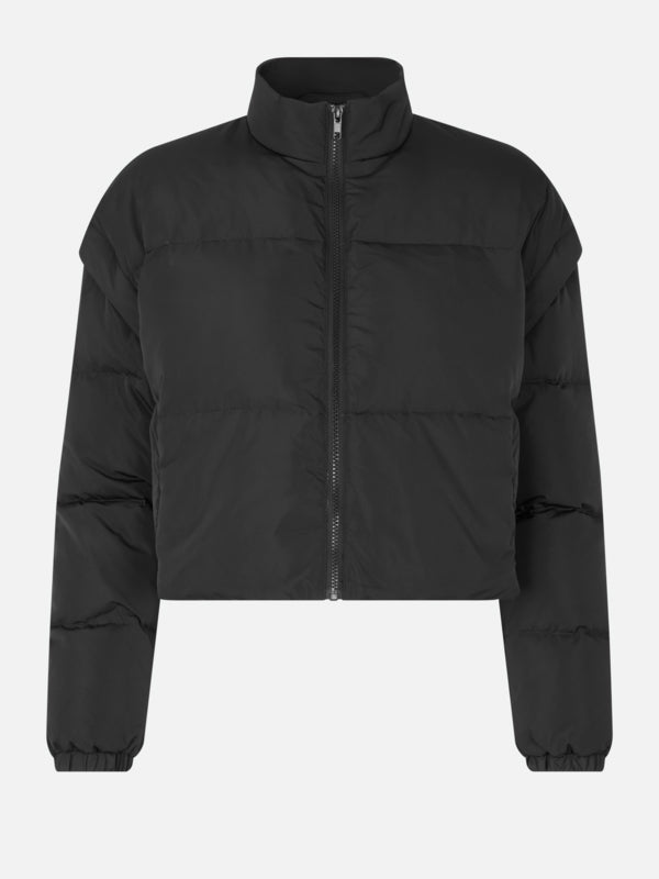 Detachable down puffer jacket