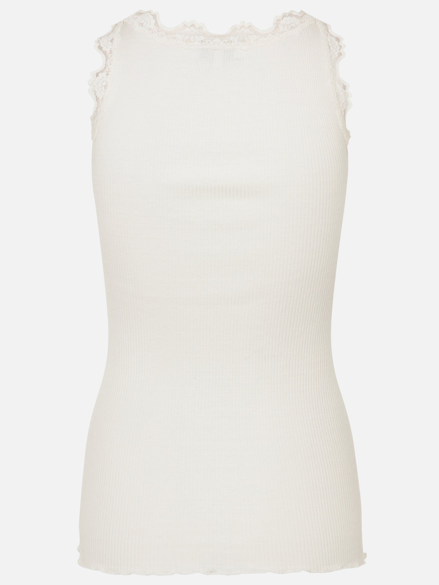 RWBabette Silk SL U-neck Long Lace Top