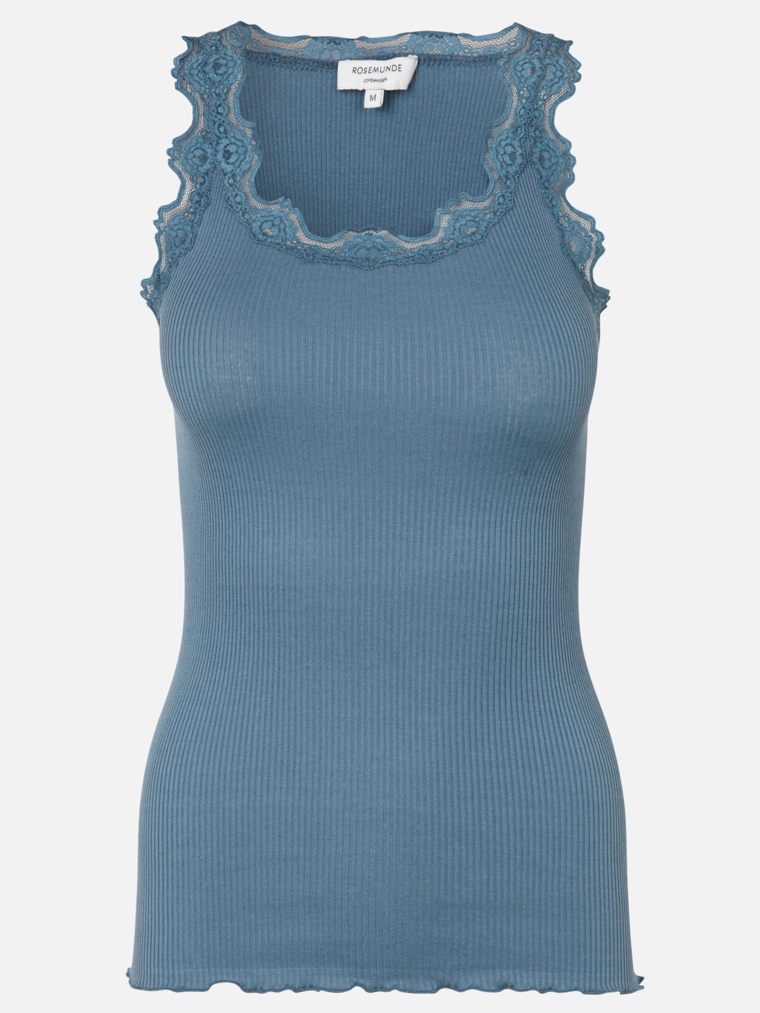 RWBabette Silk SL U-neck Long Lace Top