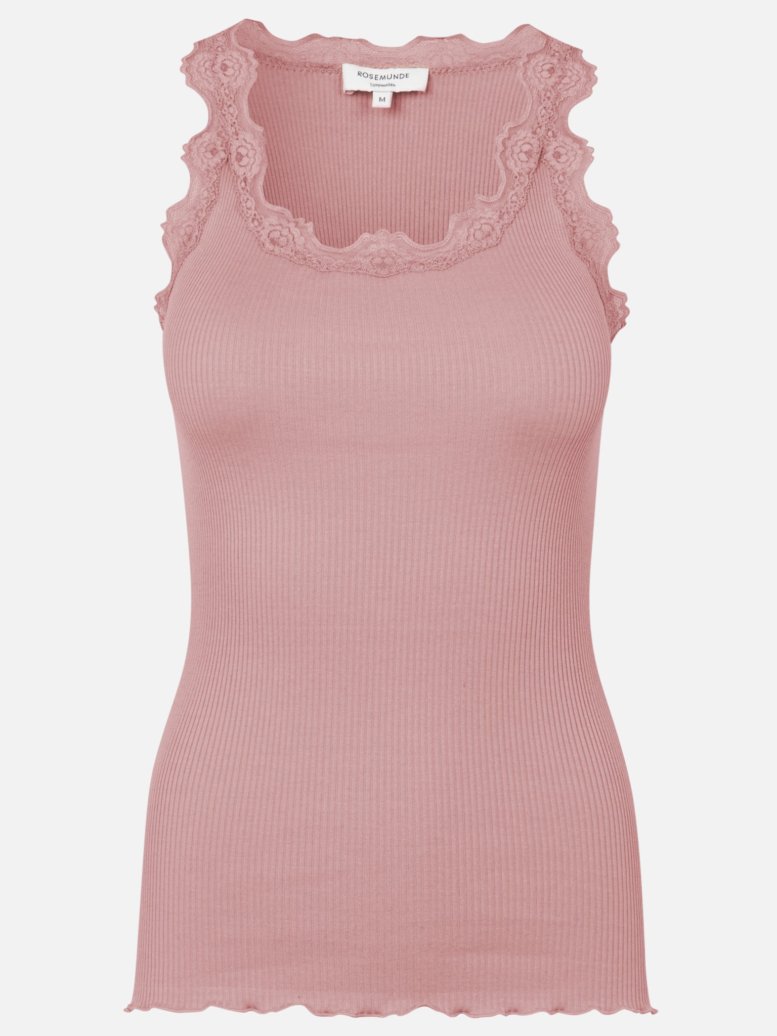 RWBabette Silk SL U-neck Long Lace Top