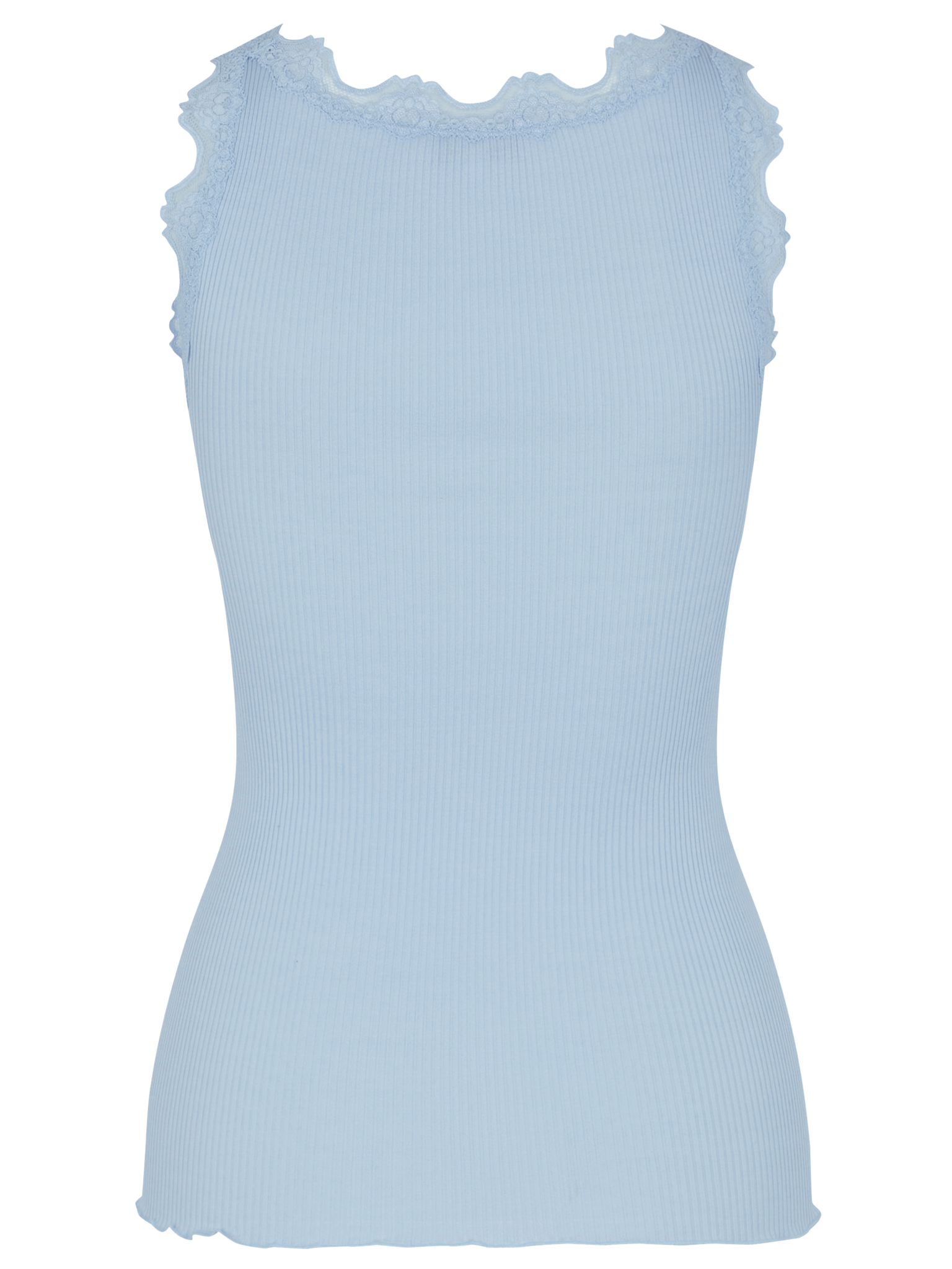 RWBabette Silk SL U-neck Long Lace Top TOP Rosemunde Woman