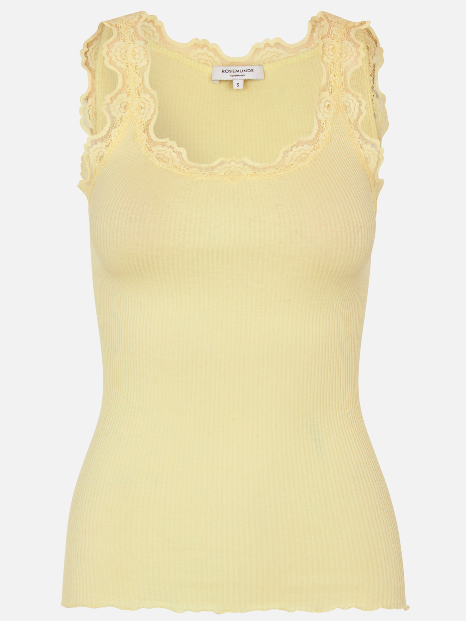 RWBabette Silk SL U-neck Long Lace Top