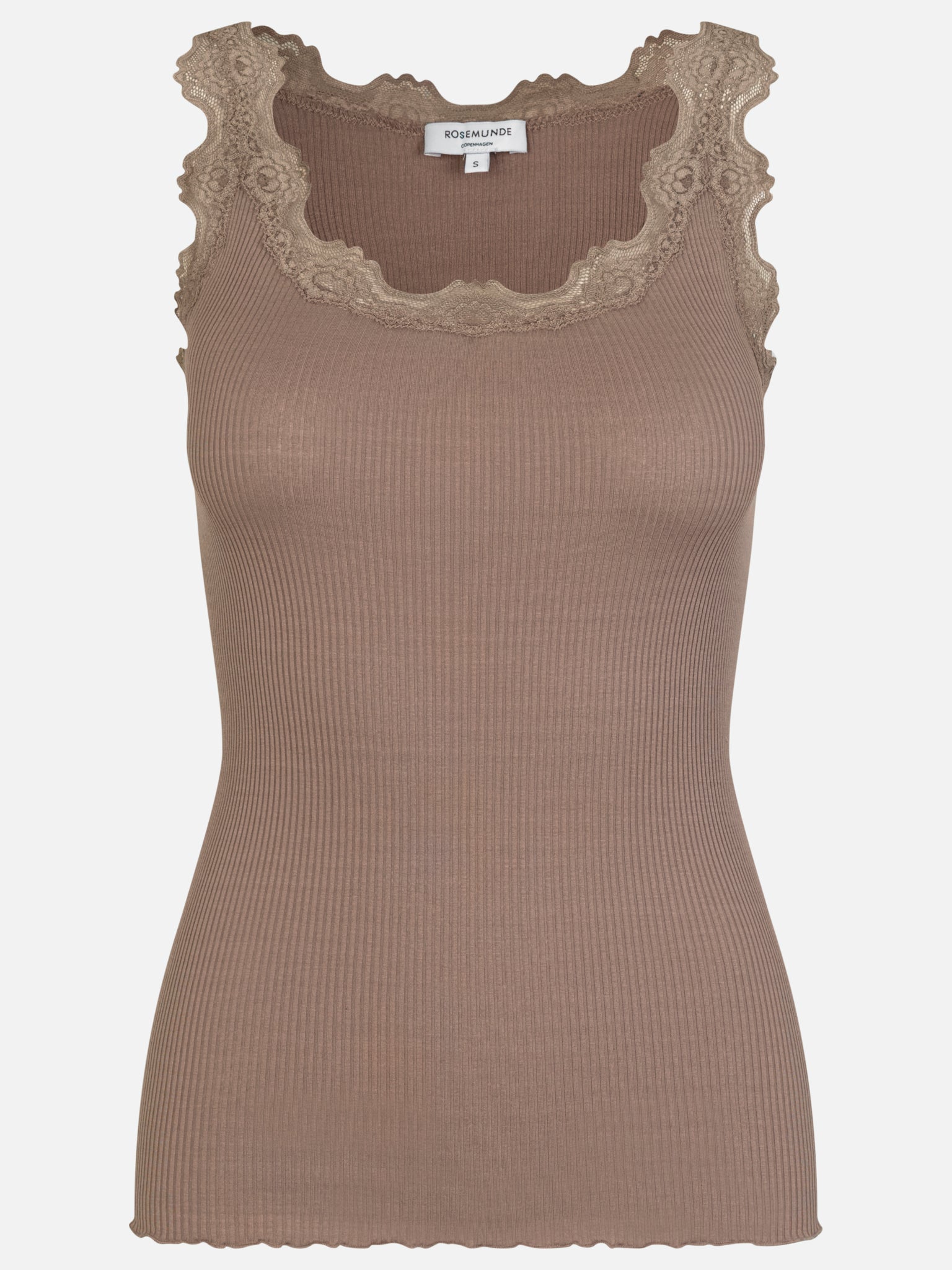 RWBabette Silk SL U-neck Long Lace Top