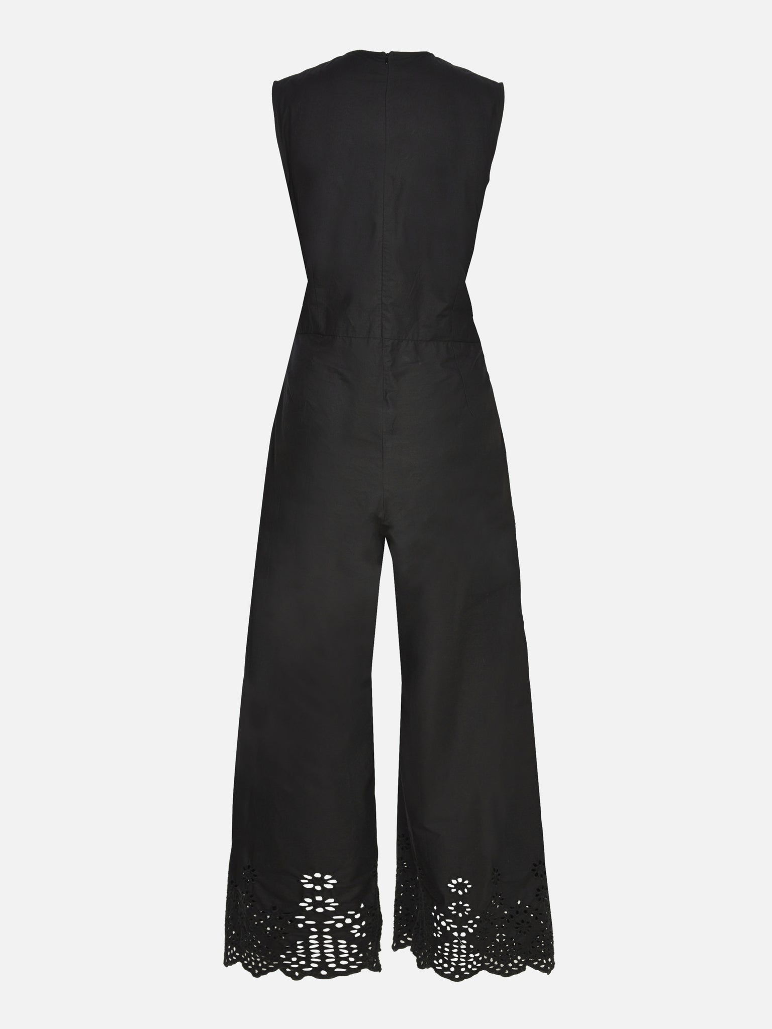 Broderie anglaise cotton jumpsuit