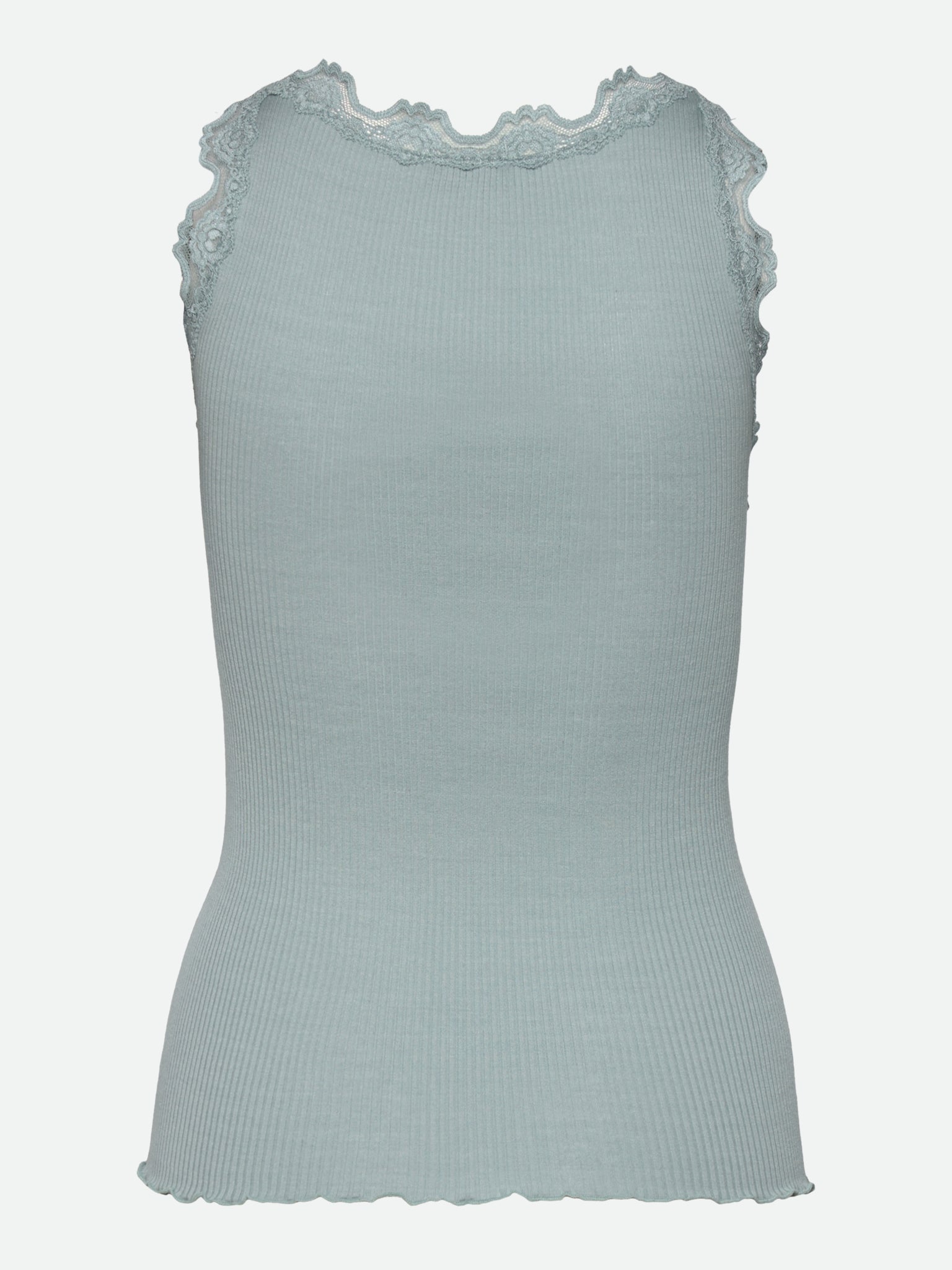 RWBabette Silk SL U-neck Long Lace Top