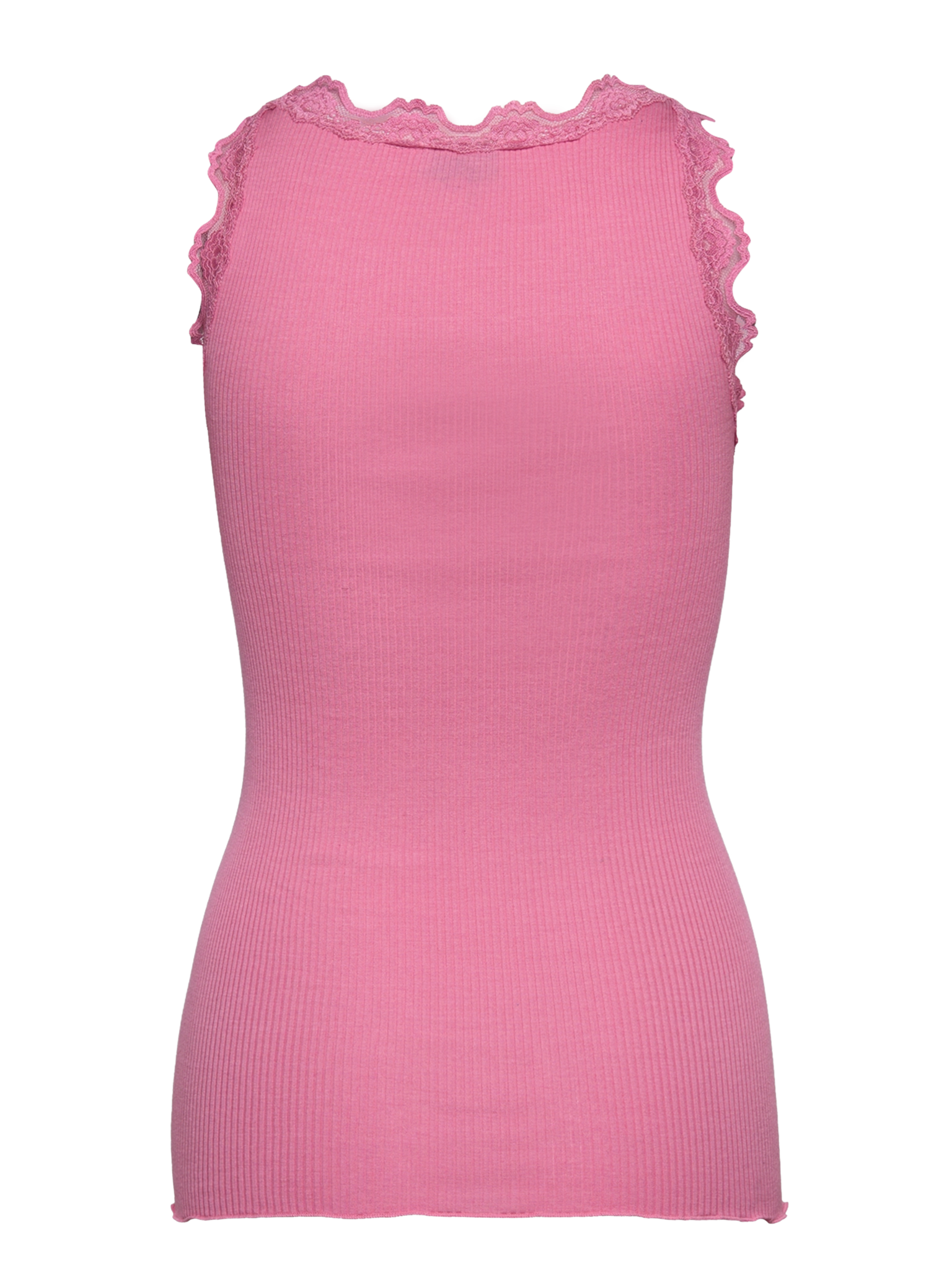 RWBabette Silk SL U-neck Long Lace Top