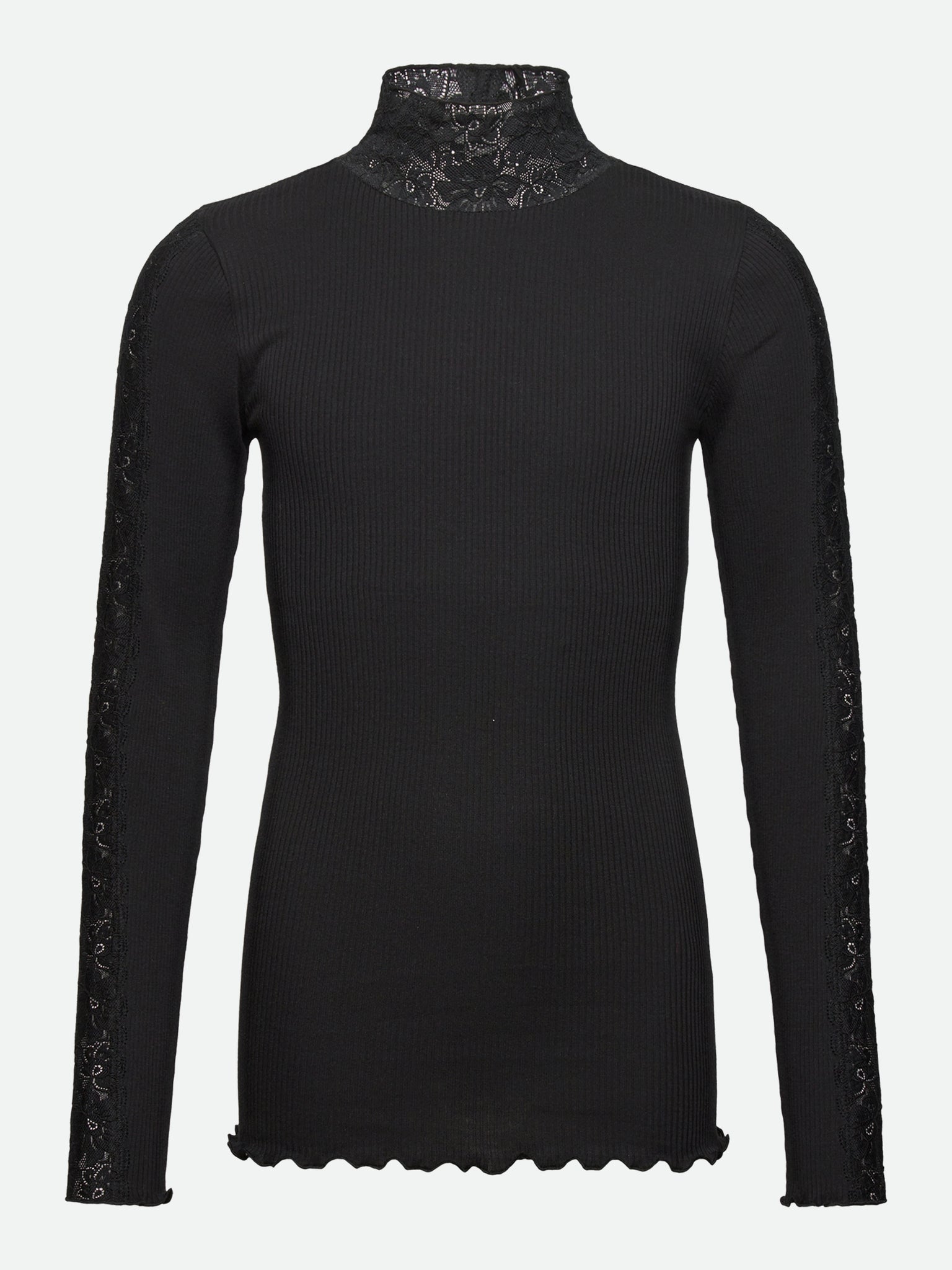 Long sleeve tee with lace