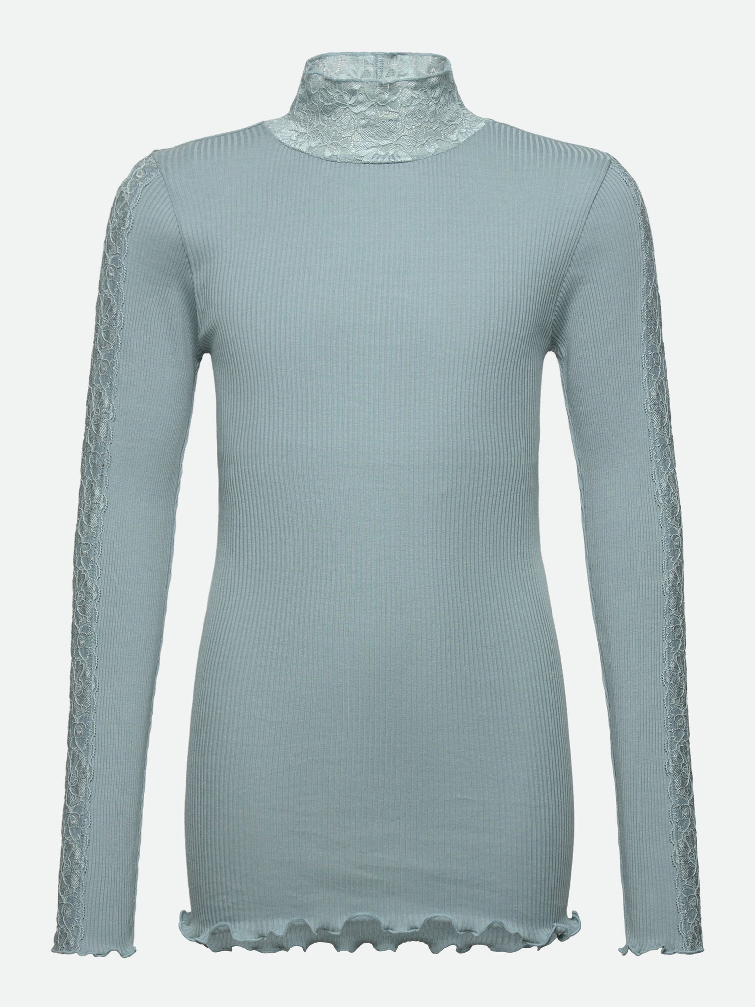 Long sleeve tee with lace