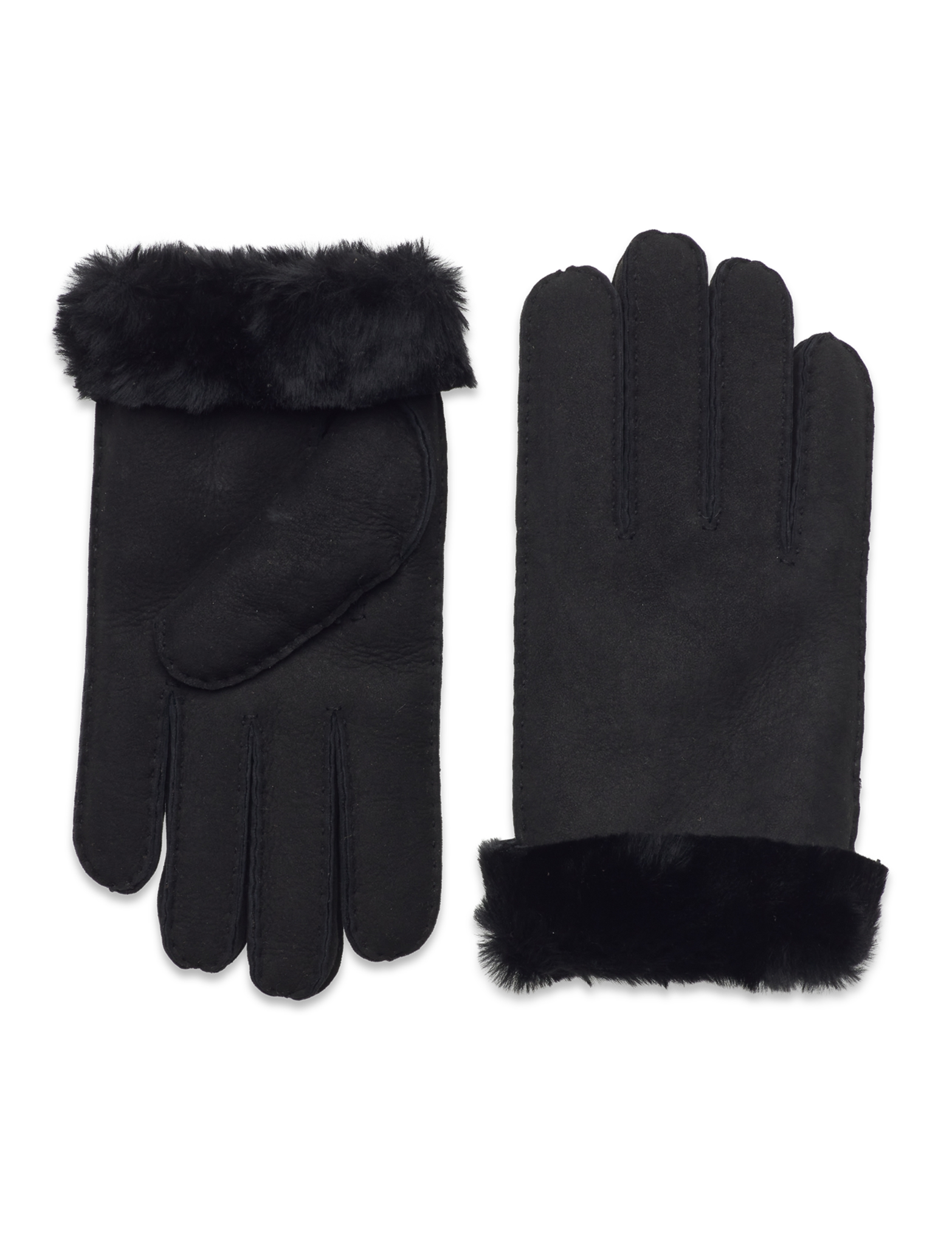 RHSydney Shearling Gloves GLOVES Rosemunde Woman XS/S black