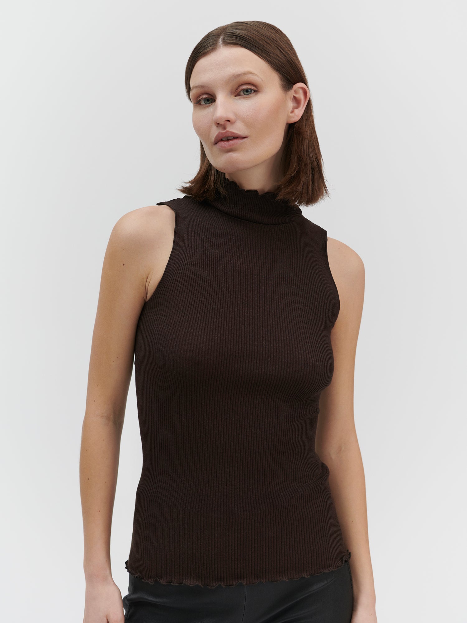 RWBoston turtleneck with lyrex top