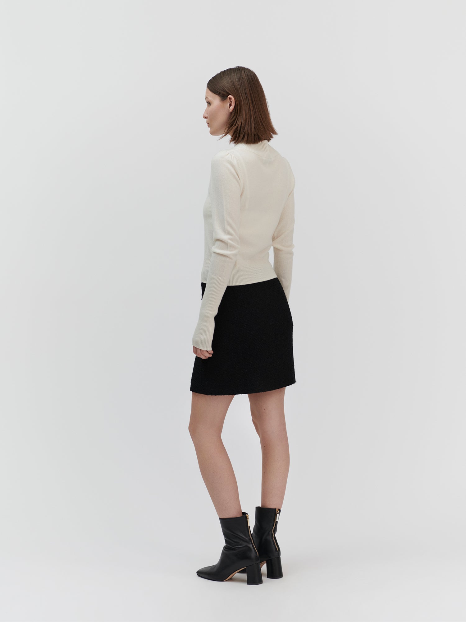 RWYoko bouclé skirt