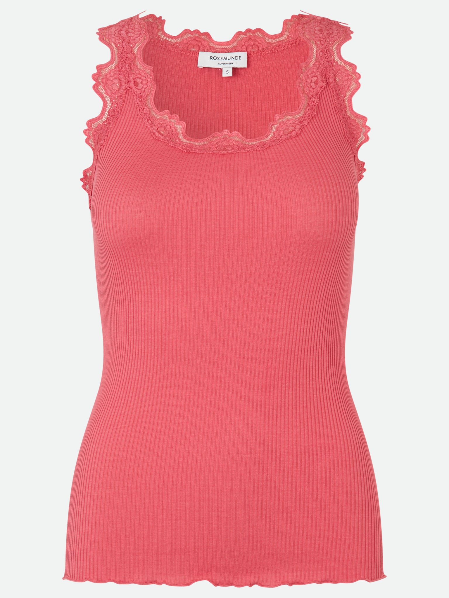 RWBabette Silk SL U-neck Long Lace Top