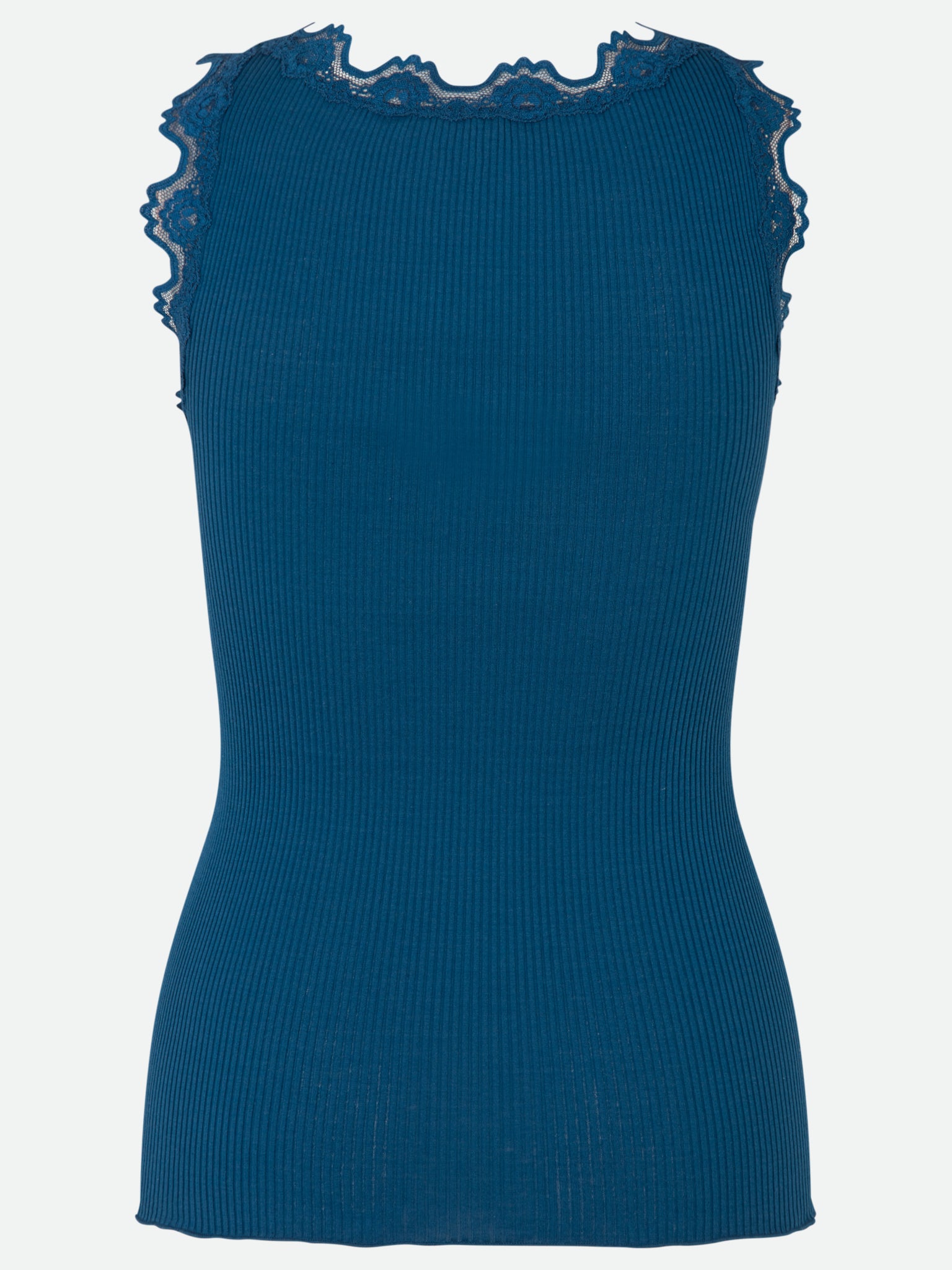RWBabette Silk SL U-neck Long Lace Top